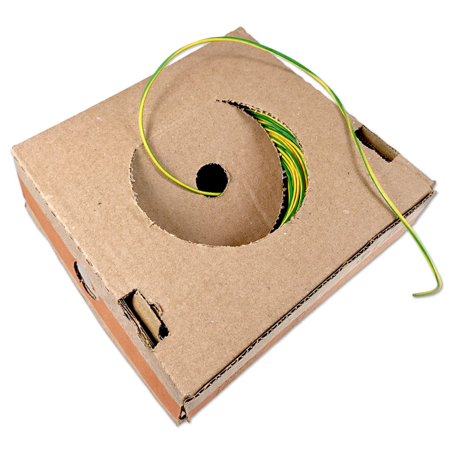 Impulse Innovation Kabel, 1-Adrig, H05V-K, 1x0,75mm², Grün-Gelb, 100m Rolle Stromkabel