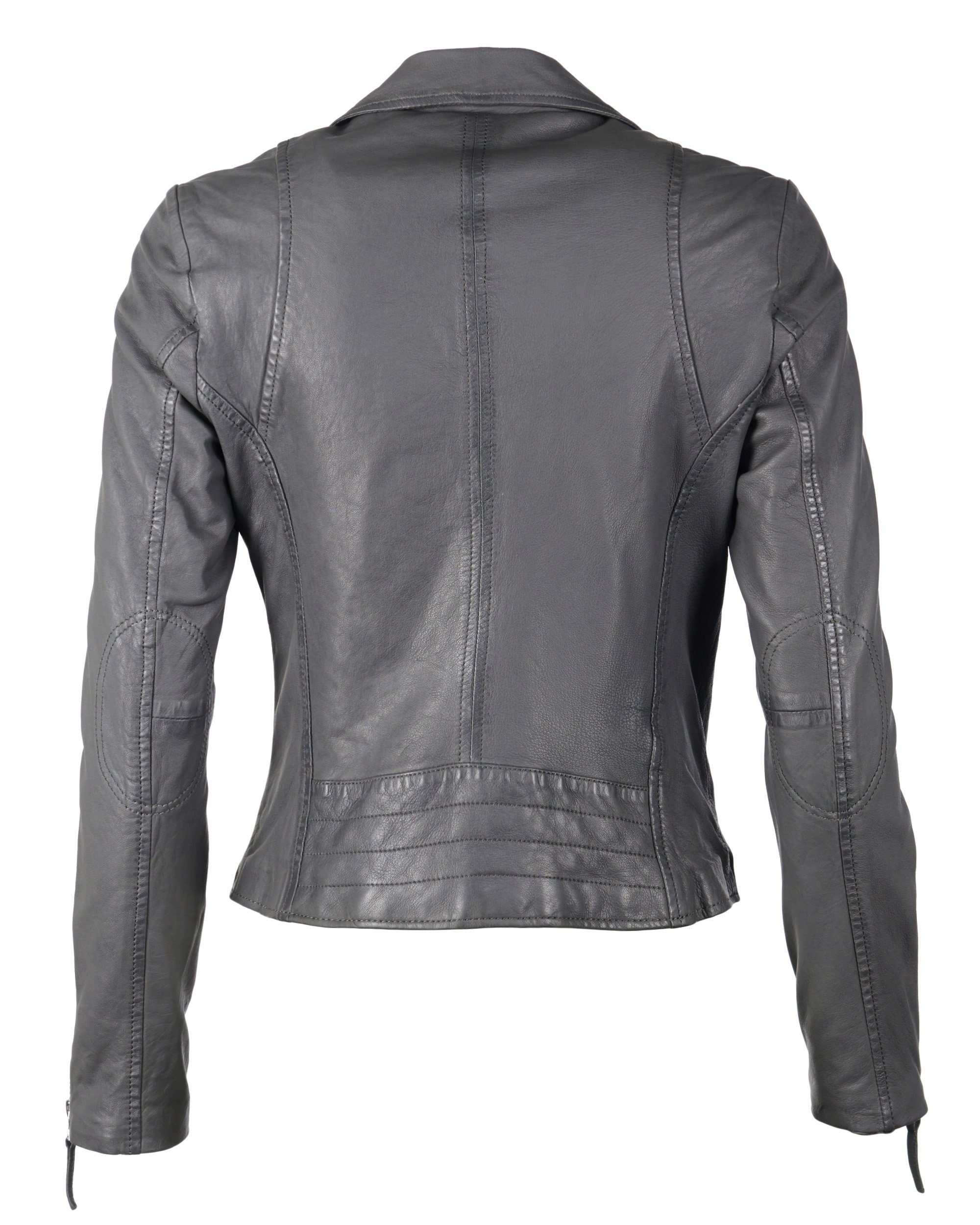 Maze Amur grey grey/dark Lederjacke