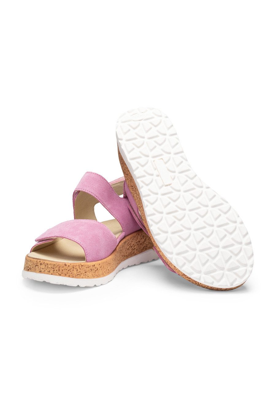 vitaform Damen Sandaletten Veloursleder Sandalette