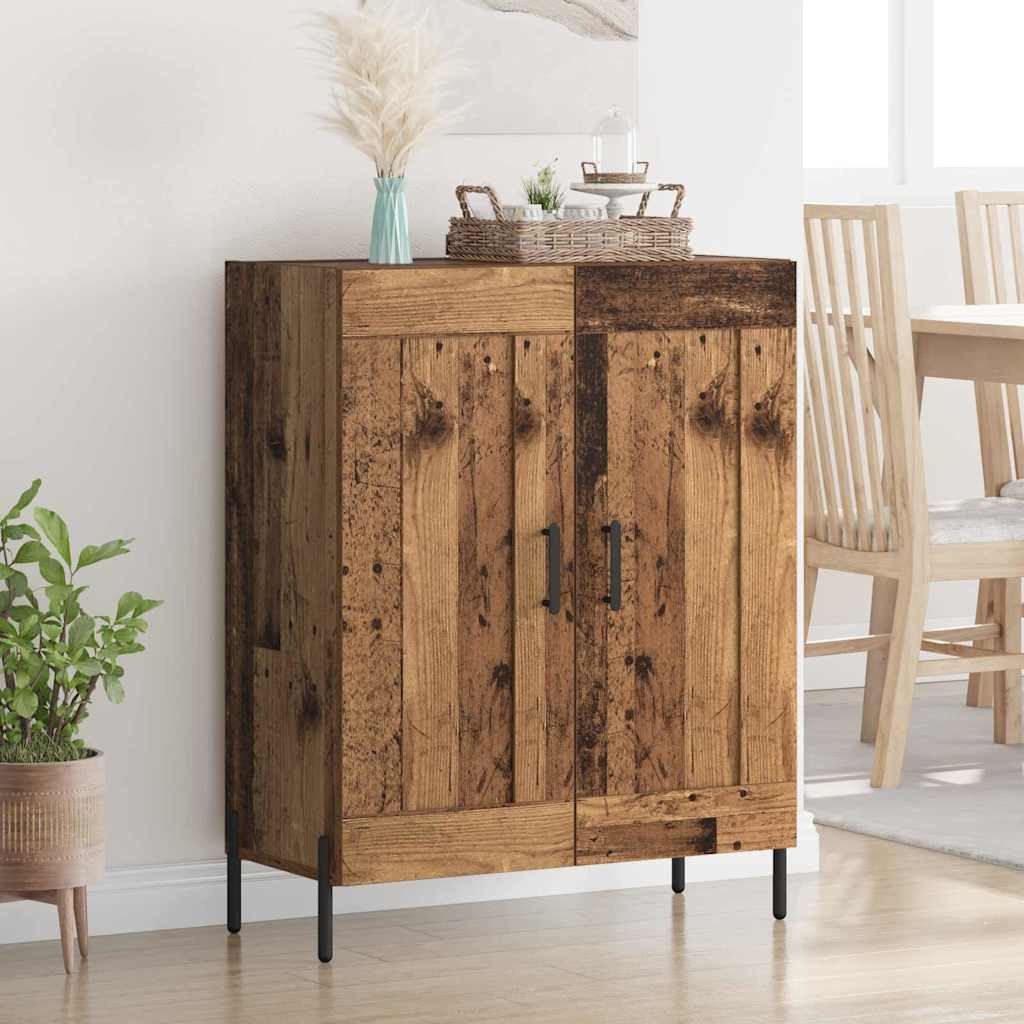 vidaXL Sideboard Sideboard Altholz 69,5 x 34 x 90 cm Verbundholz und Eisen (1 St)