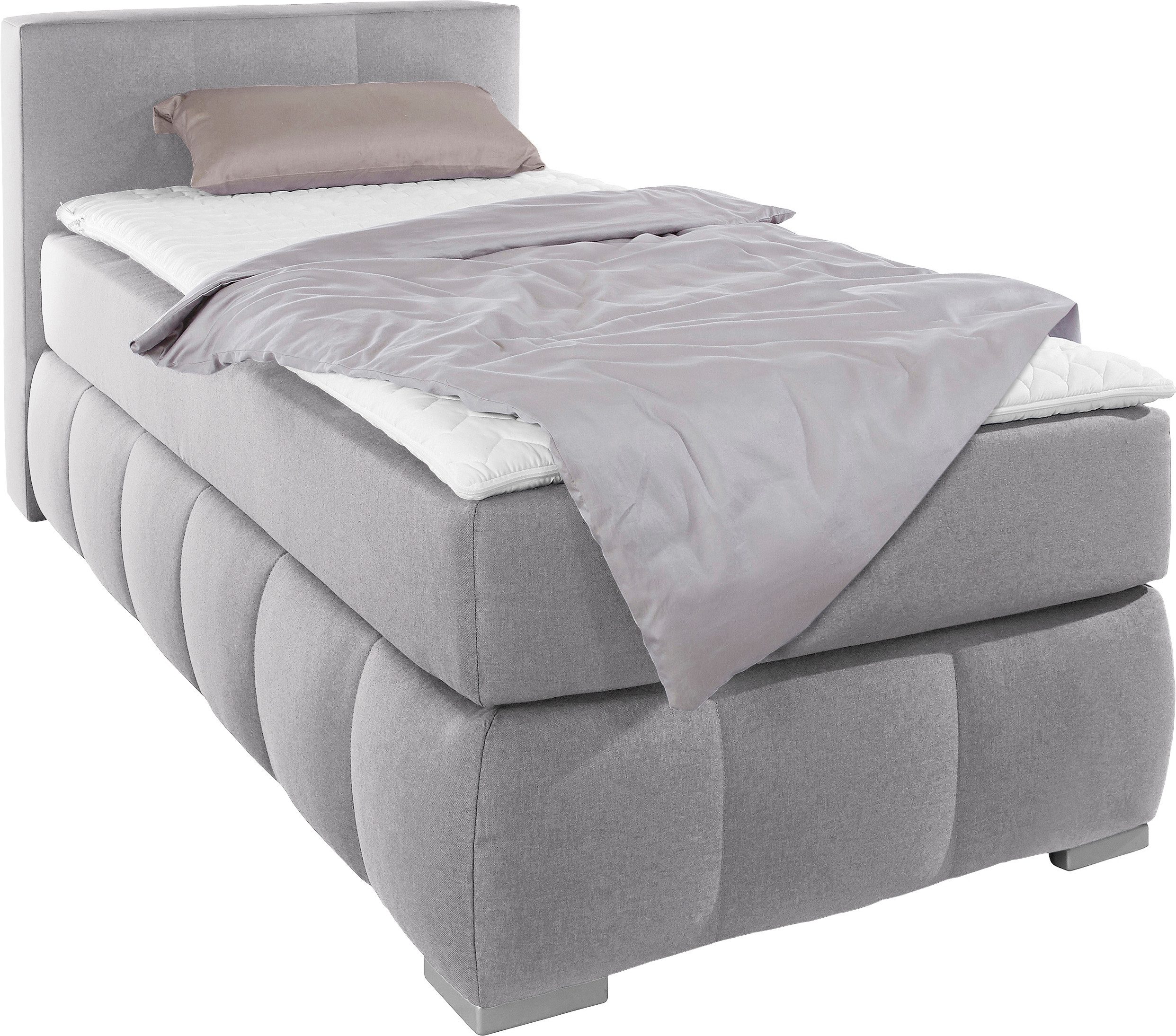 Home affaire Boxspringbett Chelles, inkl. Kaltschaumtopper, in 5 Breiten und 3 Matratzenarten