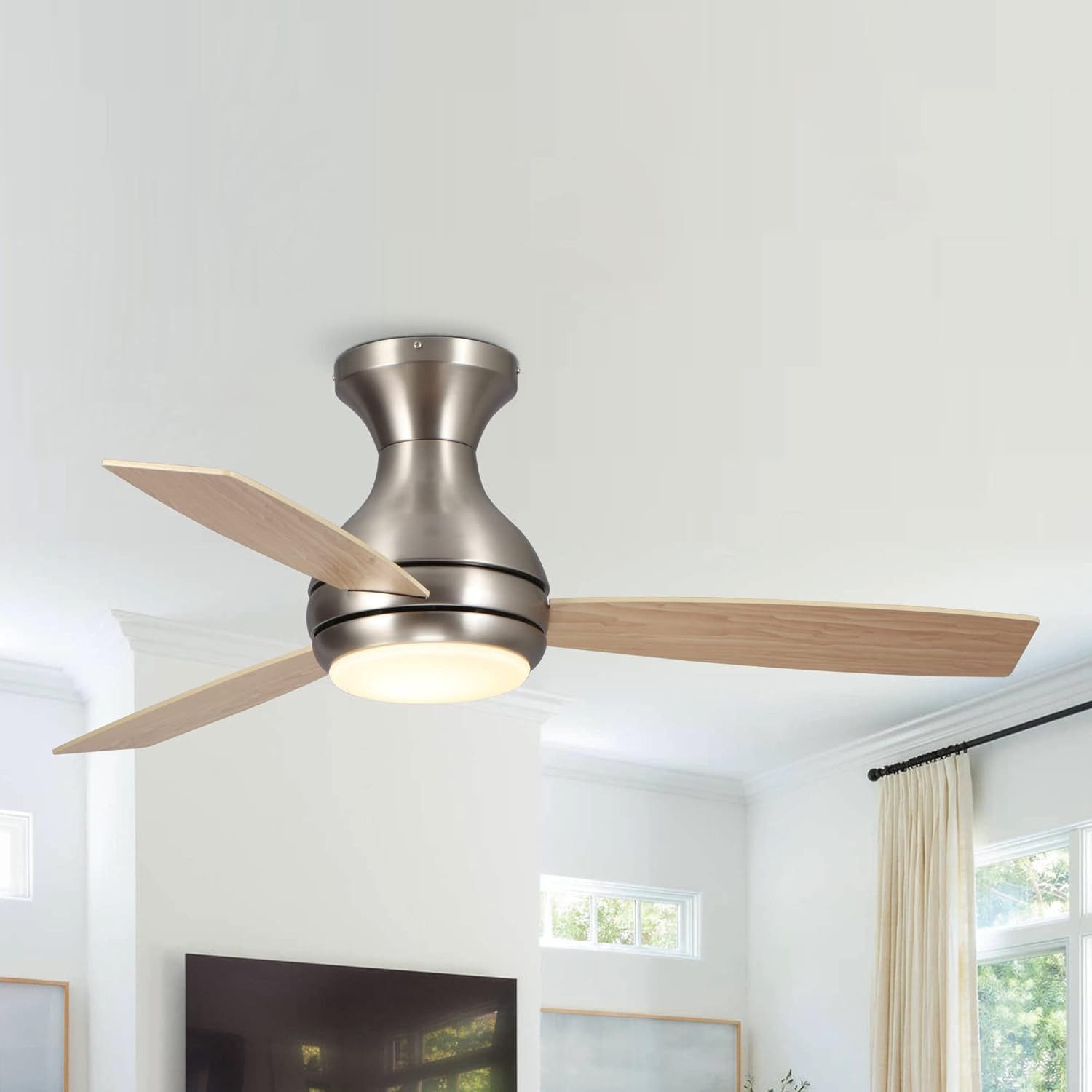 Diyarts Deckenventilator, 122 cm Durchmesser, 3 günstig online kaufen