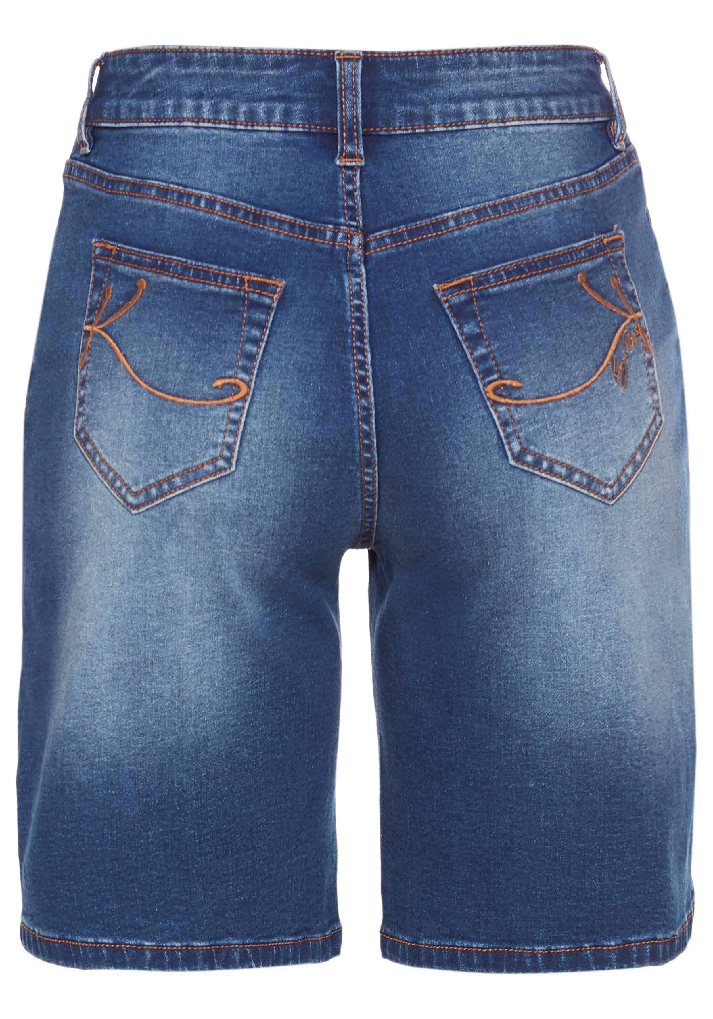 KangaROOS Jeansbermudas High Waist