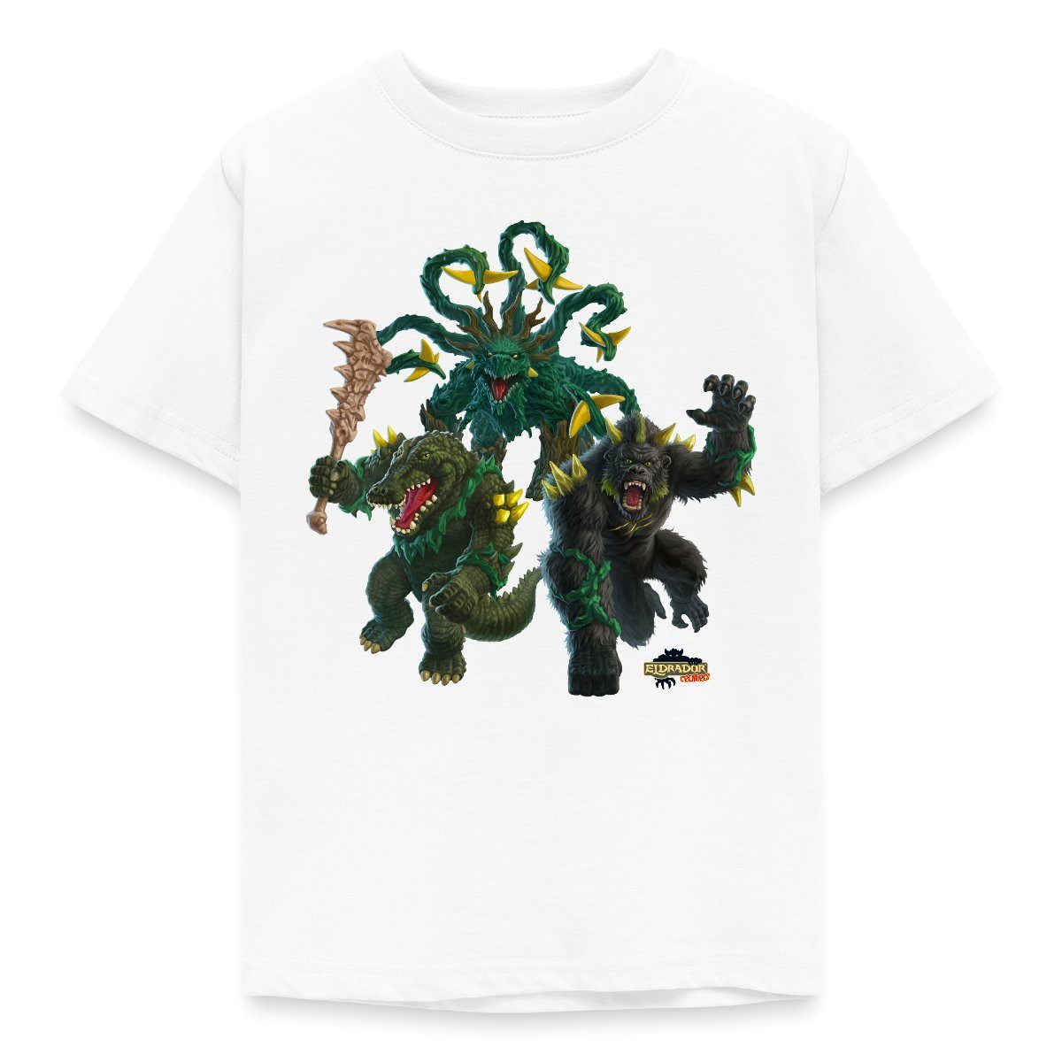 Spreadshirt T-Shirt Schleich® ELDRADOR® CREATURES Dschungel-Monster Kinder T-Shirt (1-tlg)