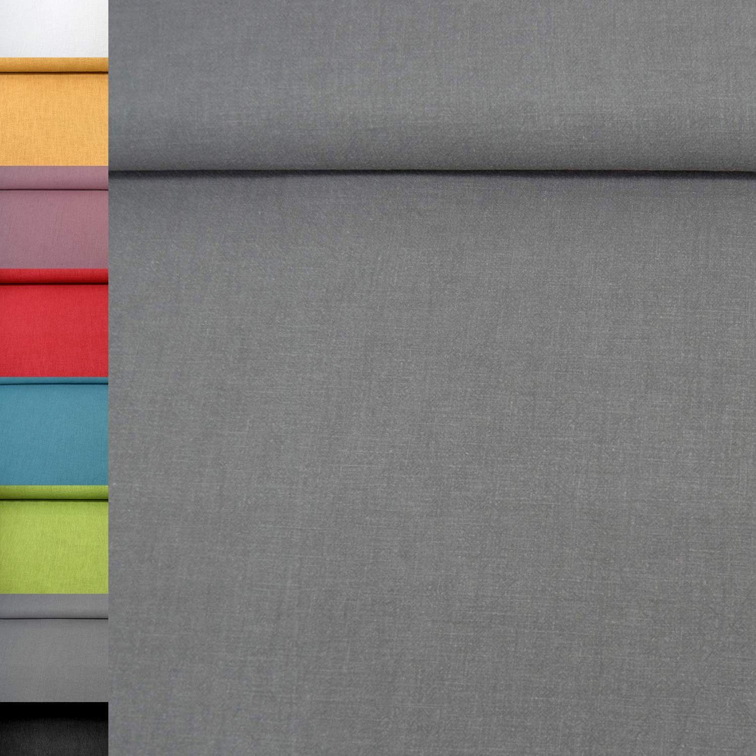 MAGAM-Stoffe Stoff "Helena", Bauern-Leinenstoff aus 100% Leinen ÖKO-TEX Meterware ab 50cm