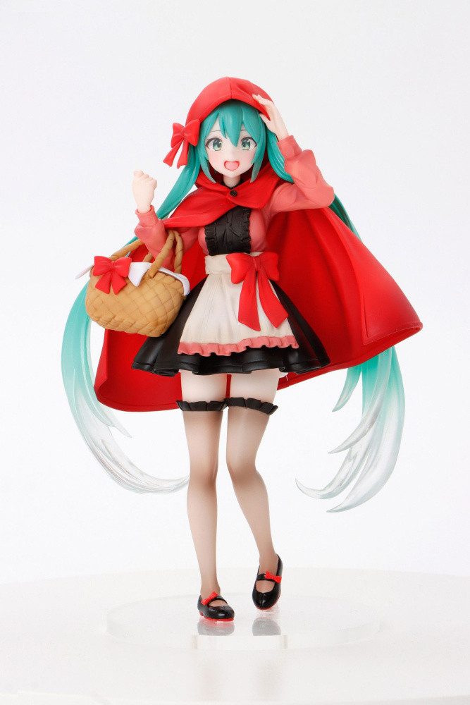 Taito Prize Erotik-Actionfigur Hatsune Miku Wonderland PVC Statue Little Red Riding Hood 18 cm