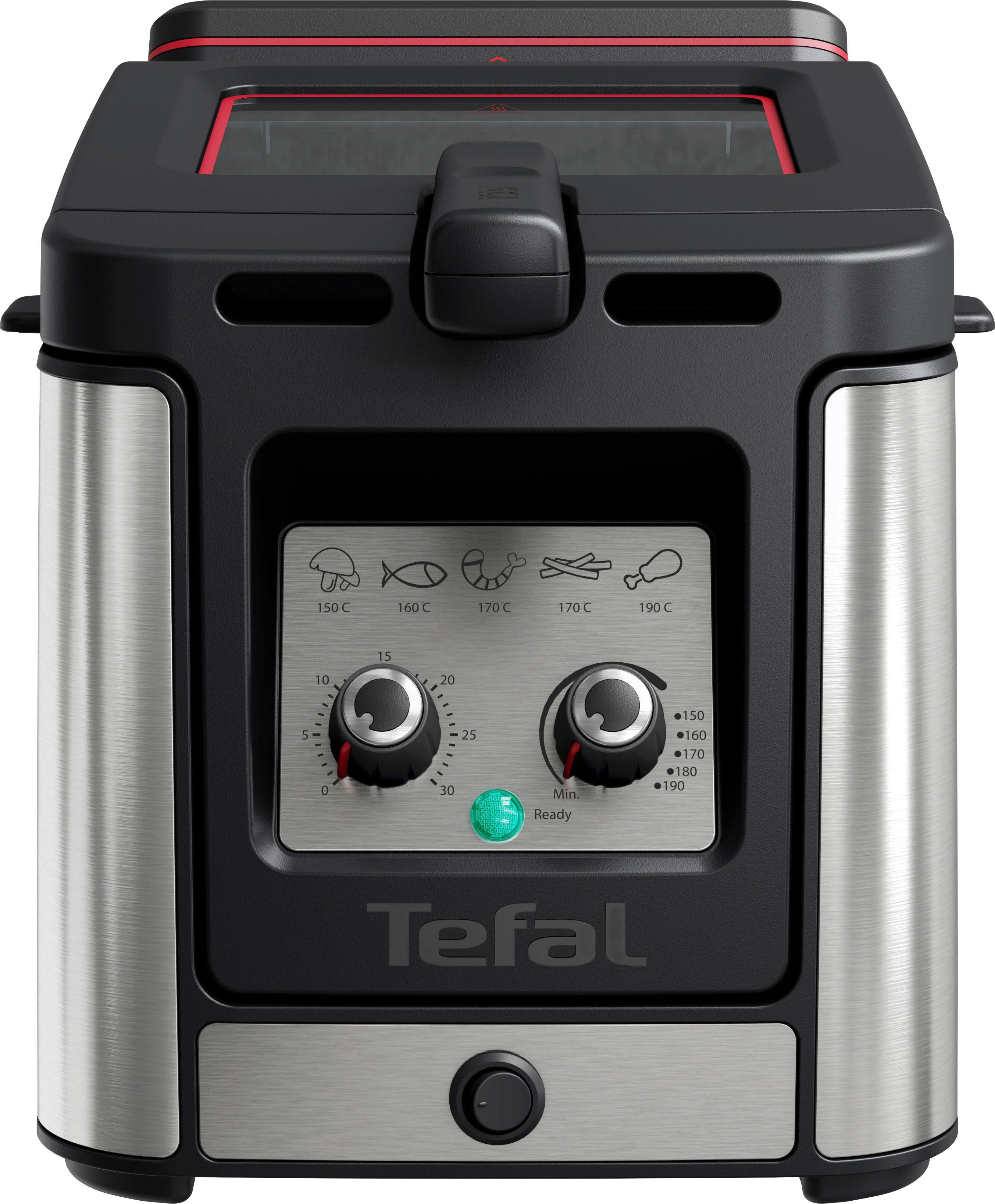 Tefal Fritteuse FR600D Clear Duo, 2000 W, aktives Filtersystem, Thermostat, Timer, FR600D