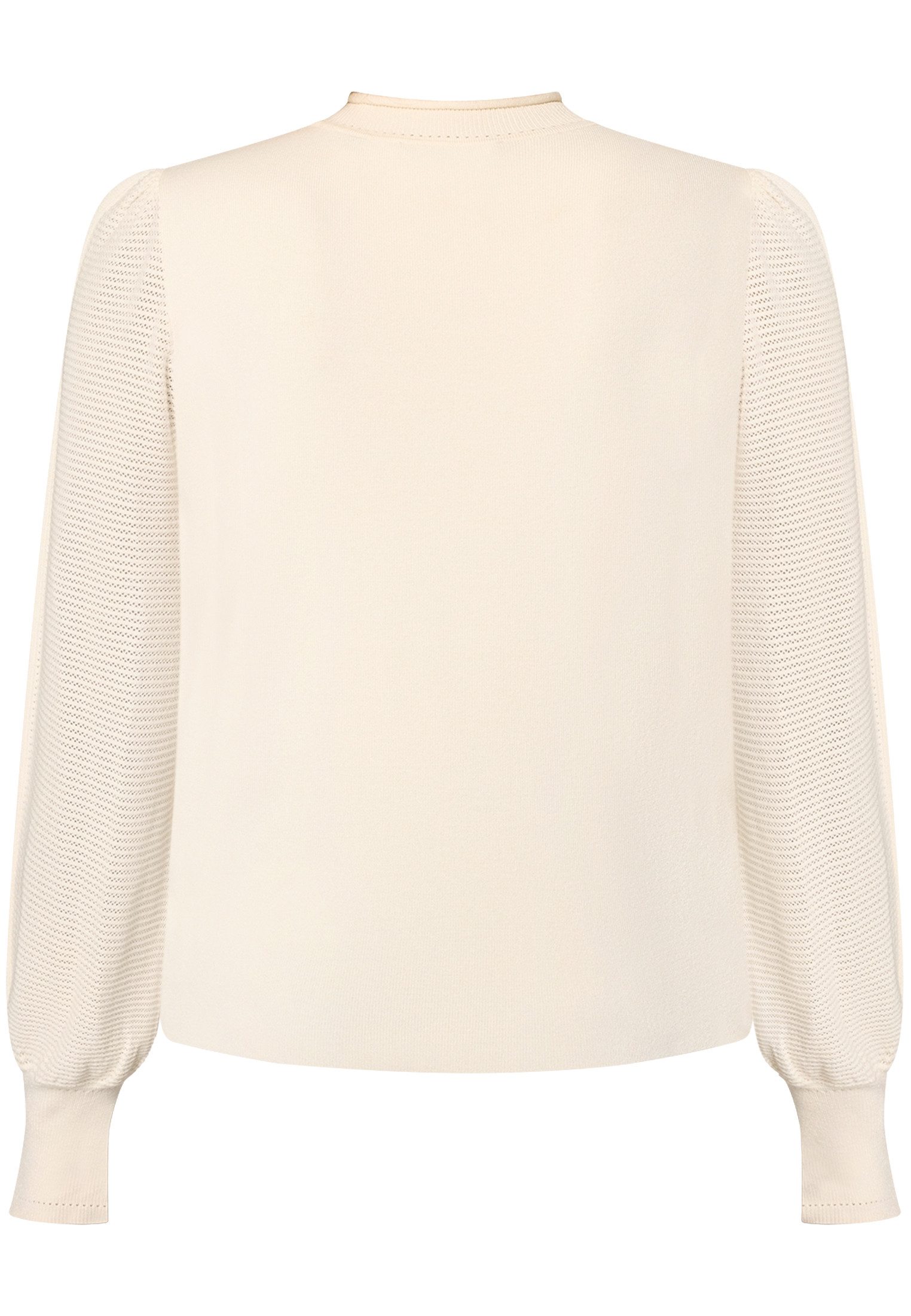 Zero Strickpullover Damen mit hohem Kragen (1-tlg) Plain/ohne Details