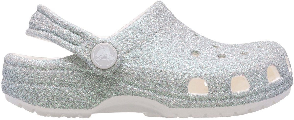 Crocs Classic Iridescent Glitter Clog Toddler Clog