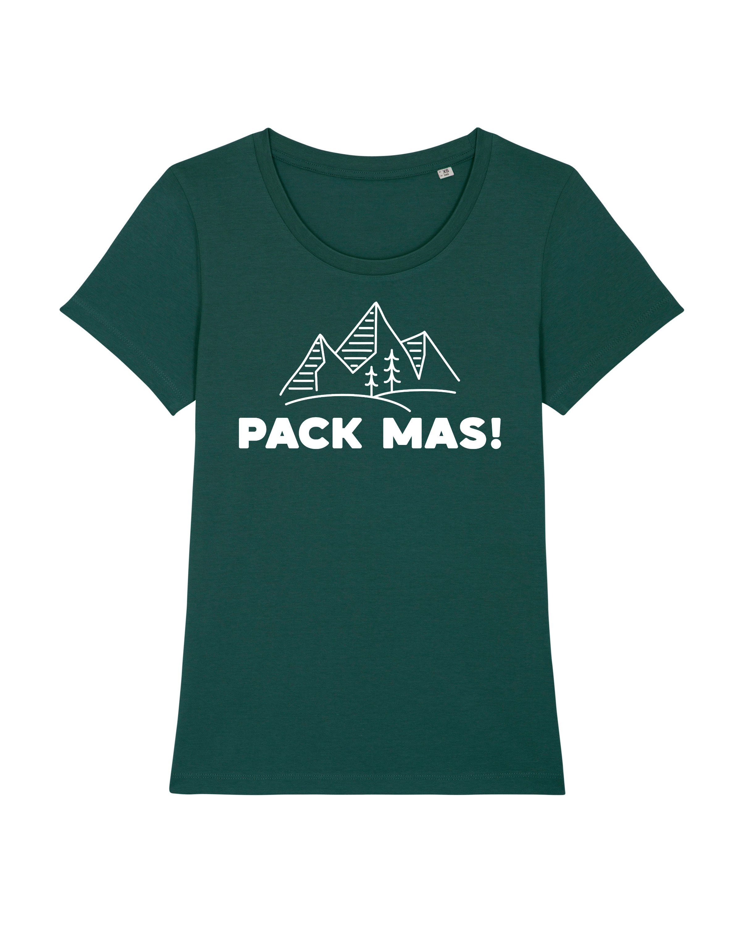 mas Pack grün Apparel (1-tlg) wat? glazed Print-Shirt
