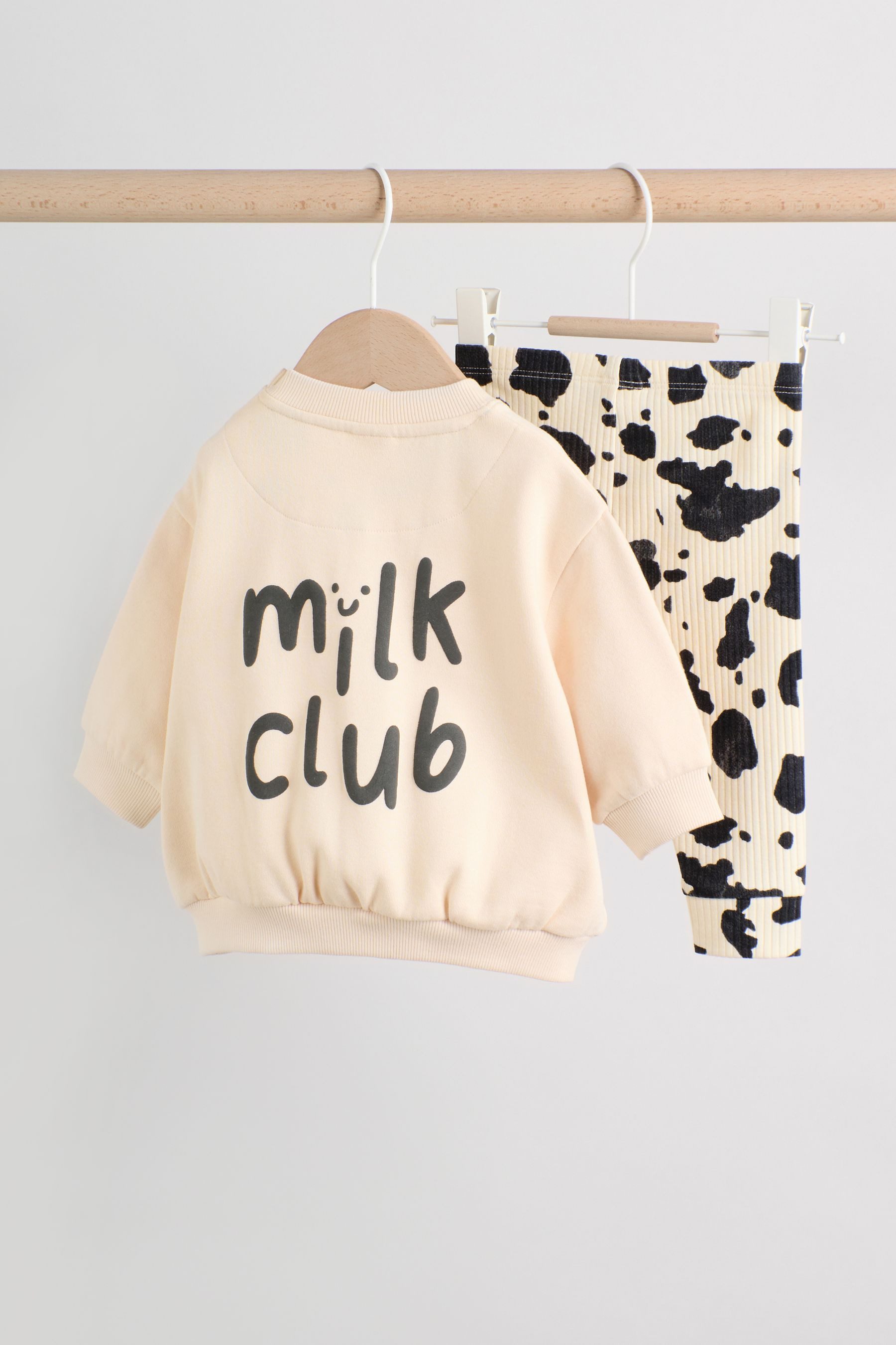 Next Top & Leggings Baby-Sweatshirt und Leggings, Set (2-tlg) – Bild 2 von 5