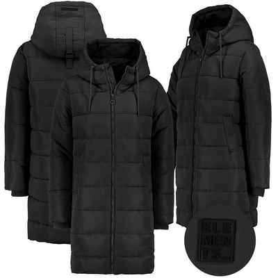 Eight2Nine Steppjacke Winter Jacke Steppjacke Parka Steppmantel Wintermantel Lange Outdoor