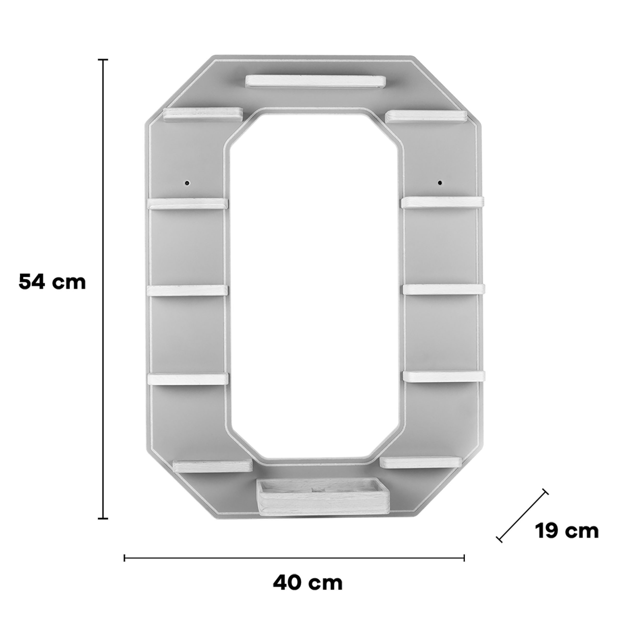 Boarti Wandregal Holz Regal Buchstabe O für Toniebox Tonies Figuren günstig online kaufen