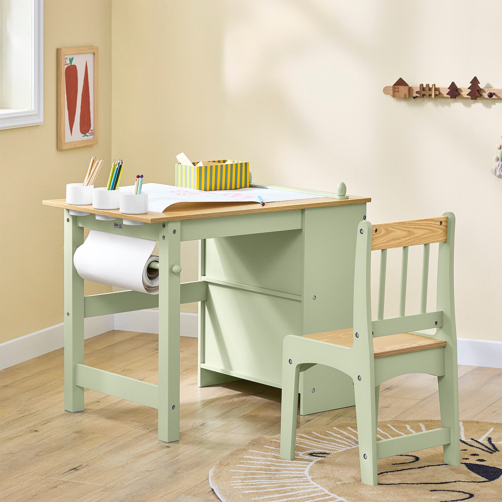 SoBuy Kindersitzgruppe KMB60, Spieltisch Kindermöbel Multifunktions Möbelse günstig online kaufen