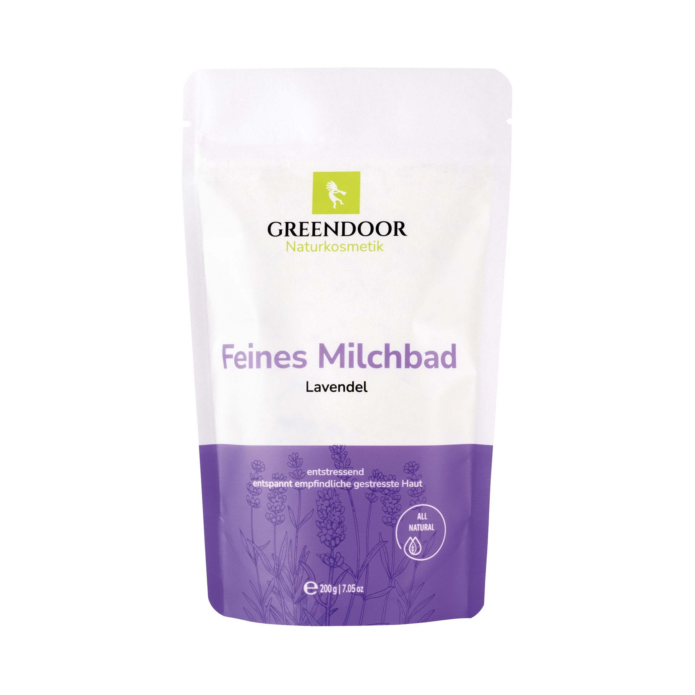 GREENDOOR Badezusatz Milchbad Lavendel