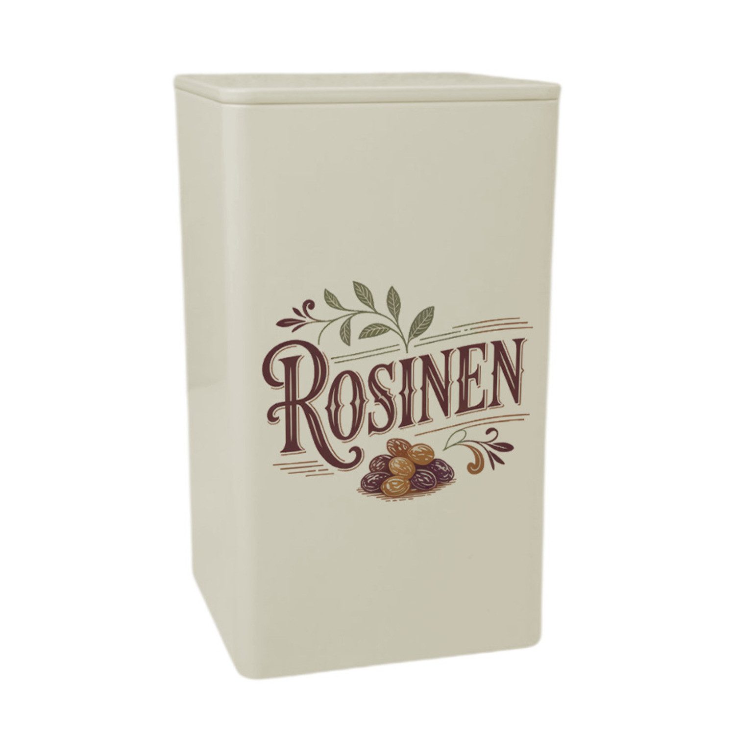 Aufbewahrungsdose Rosinen Vintage Schrift Dose 900ml VorratsDose 900ml