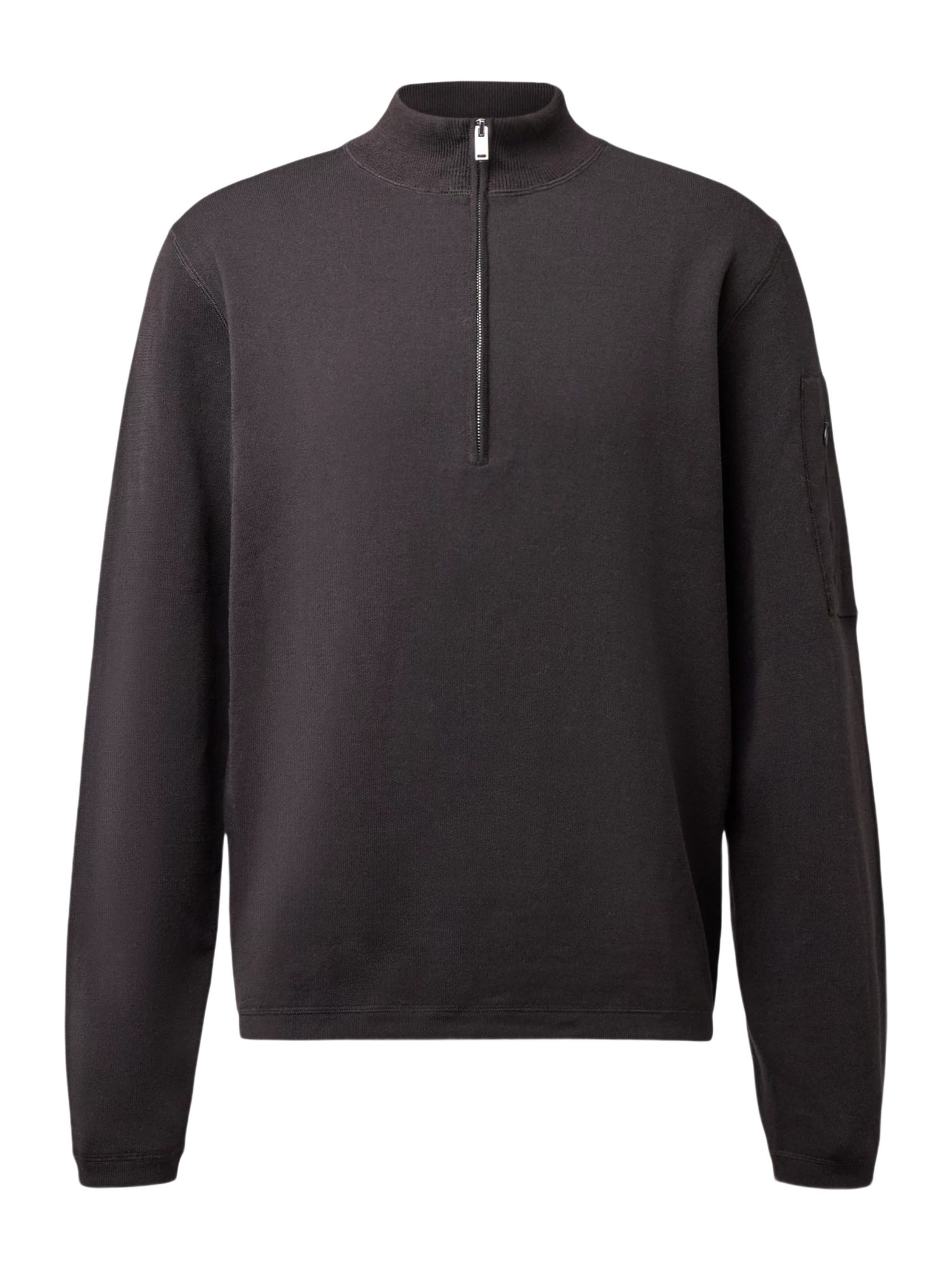 Drykorn Troyer schwarz,Casual,Wolle,Unifarben,Stehkragen,Langarm,Regular Fit