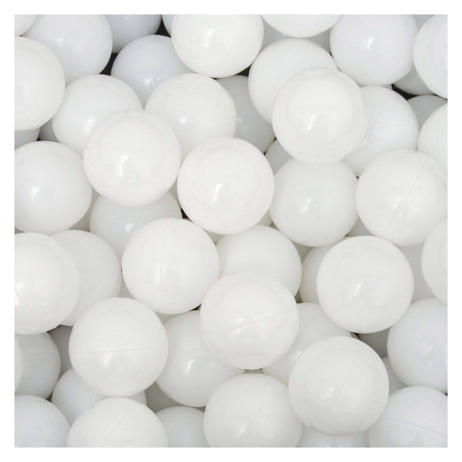 LittleTom Bällebad-Bälle Baby - 50 Bunte Bälle fürs Bällebad - Geprüfte Spielbälle für Kinder, Ab dem 1. Tag: Babybälle zum Greifen - Plastikbälle für den Bällepool