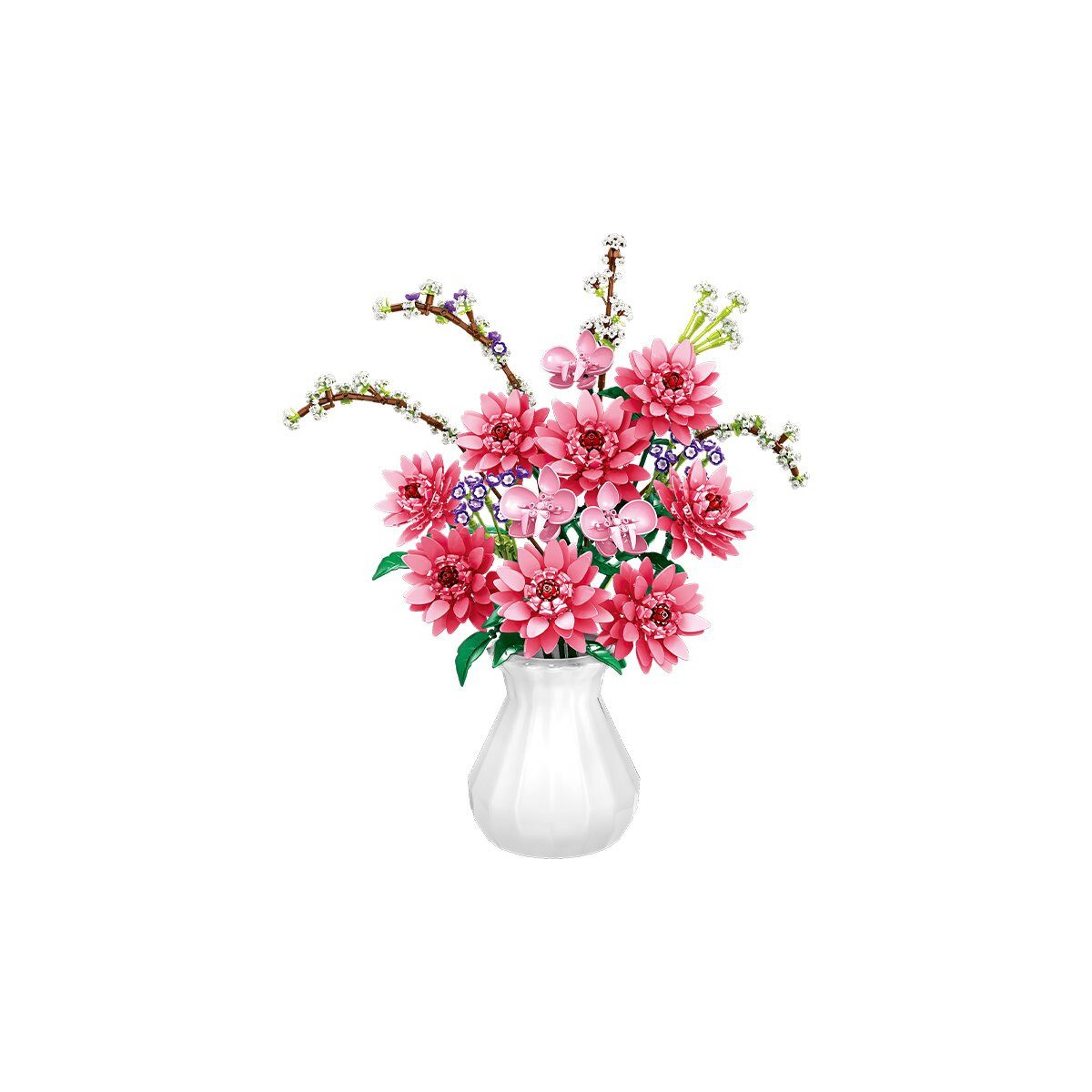 Woma WOMA Blumenstrauß Klemmbausteine Dekoset W11341 Spielbausteine