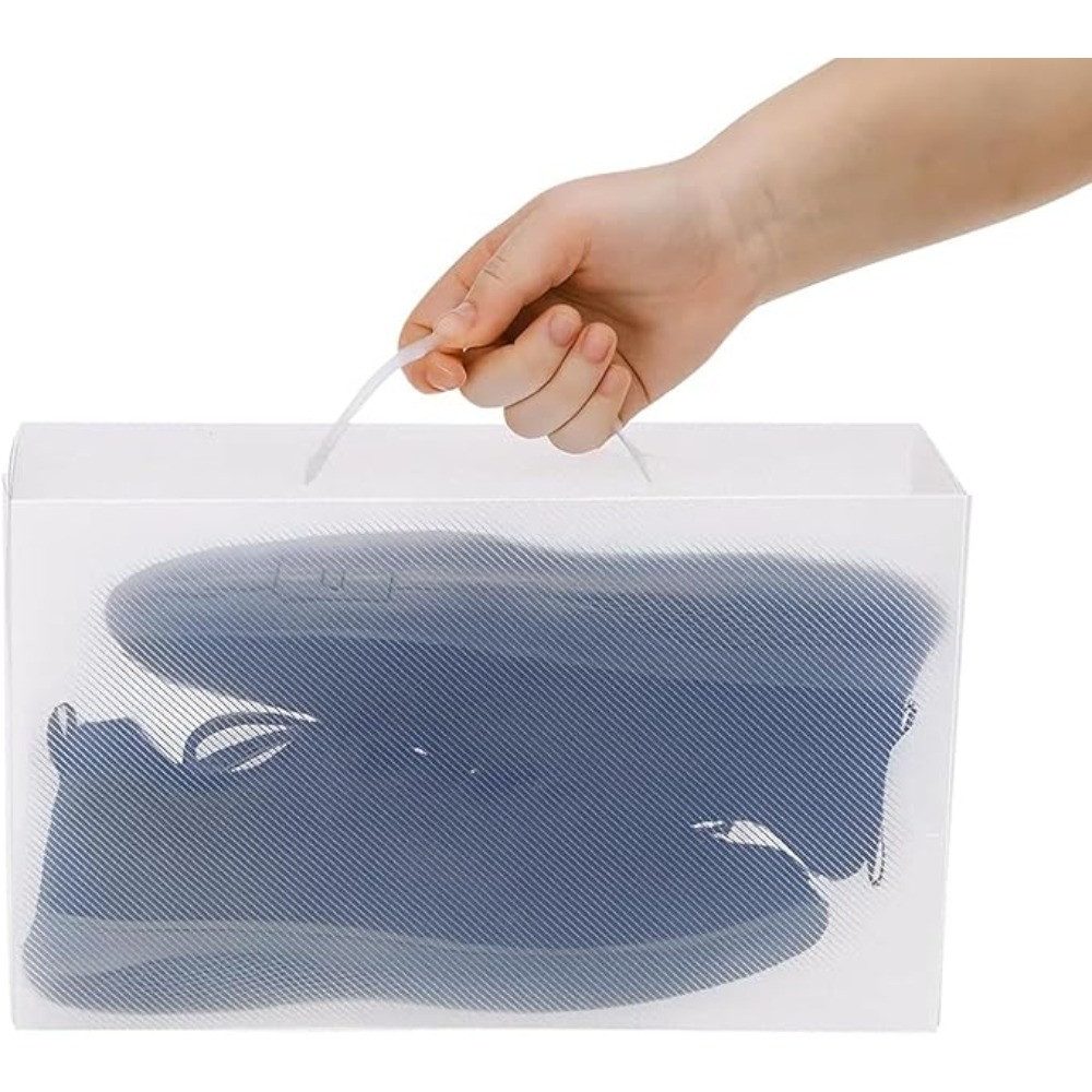 Youyijia Schuhbox 10-Pack Stackable Shoe Boxes - Clear Plastic Shoe Storage Organizer