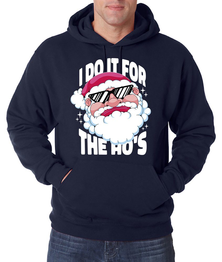 Youth Designz Kapuzenpullover I Do it for the HO's Herren Hoodie Weihnachten Pullover mit lustigem Spruch & Logo Aufdruck