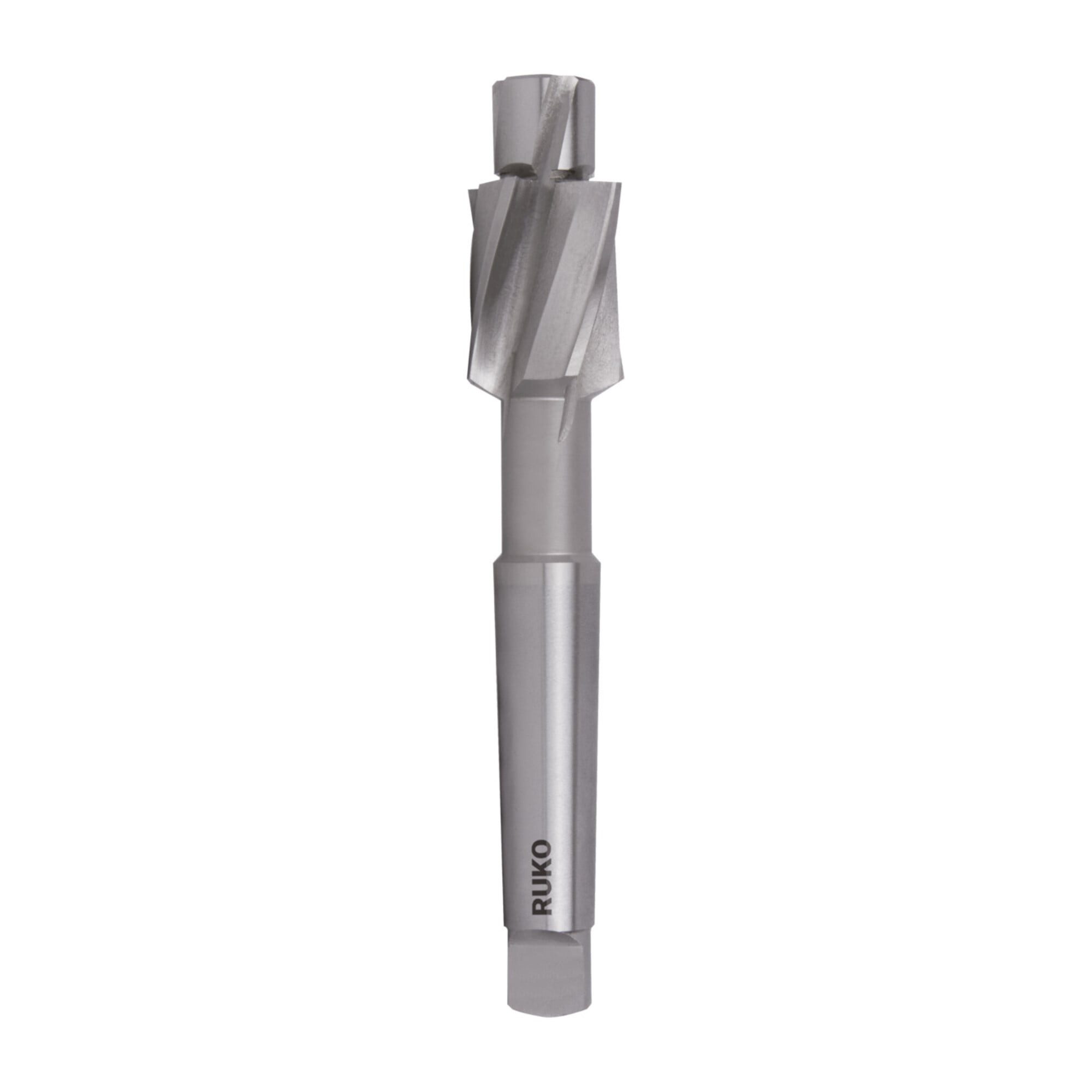 Ruko Kegelsenker RUKO Flachsenker HSS mit Morsekegel und festem Führungszapfen 13,5 mm