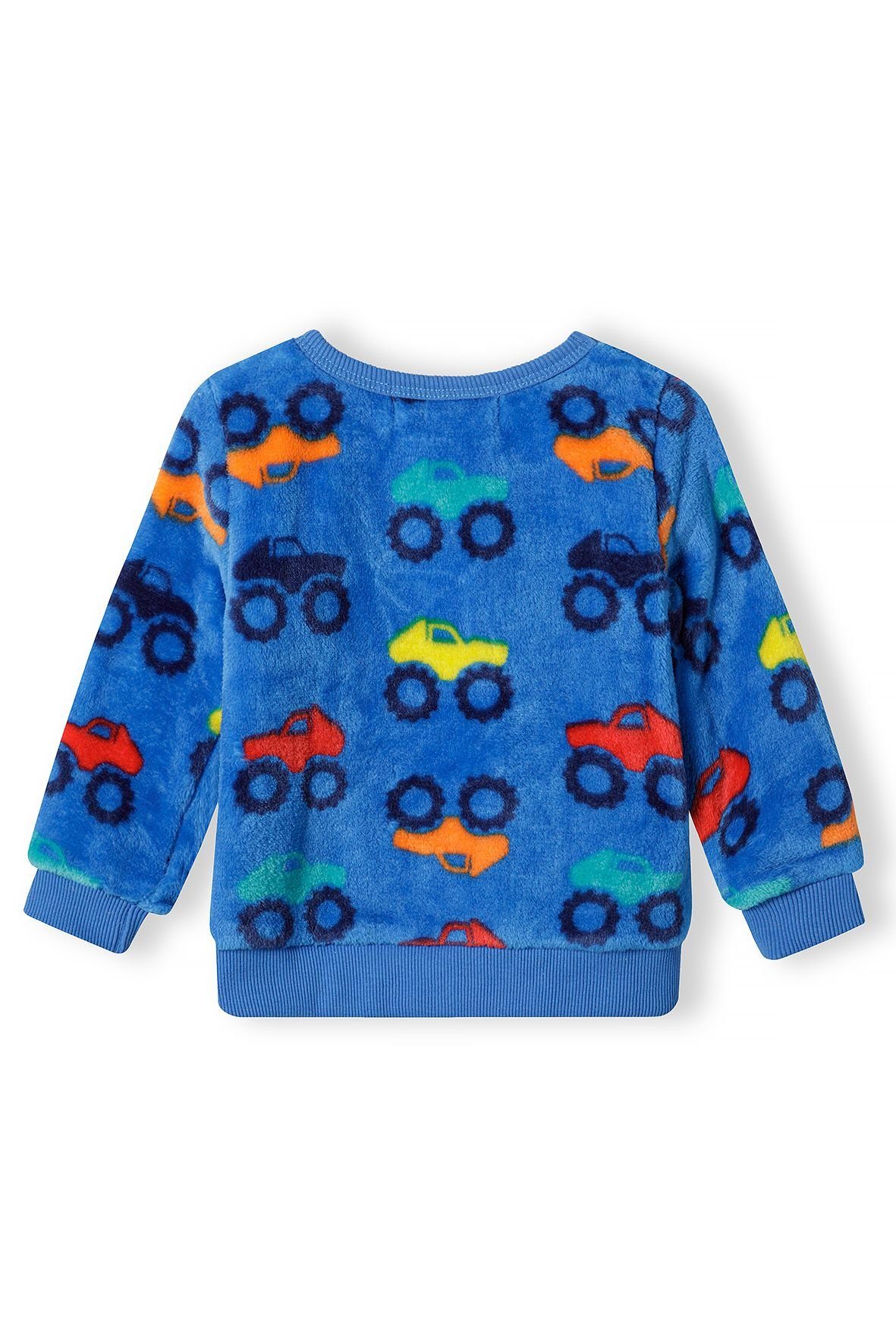 Pyjama (12m-8y) aus Königsblau Teddyfleece MINOTI