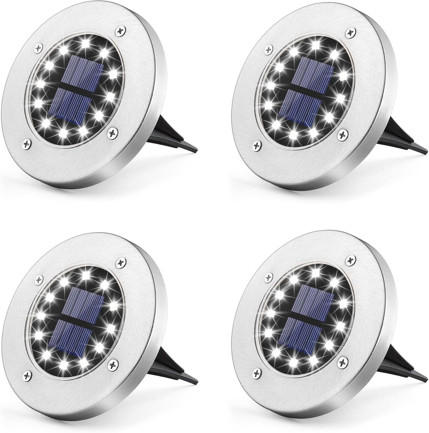 RWEUOQ LED Solarleuchte Solar Bodenleuchten Aussen, günstig online kaufen