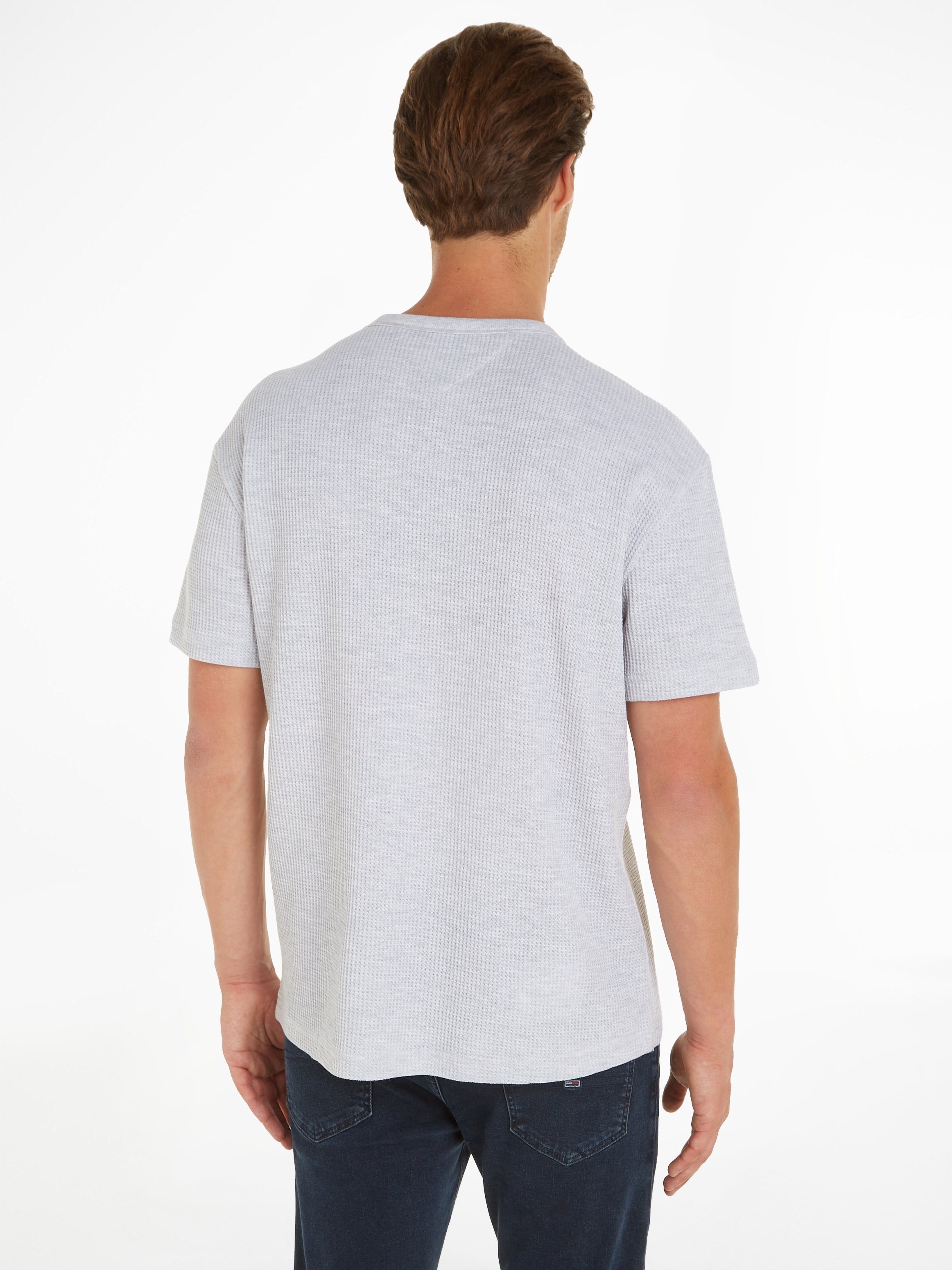 Silver Jeans mit REG POCKET Tommy WAFFLE Brusttasche TJM TEE T-Shirt Grey