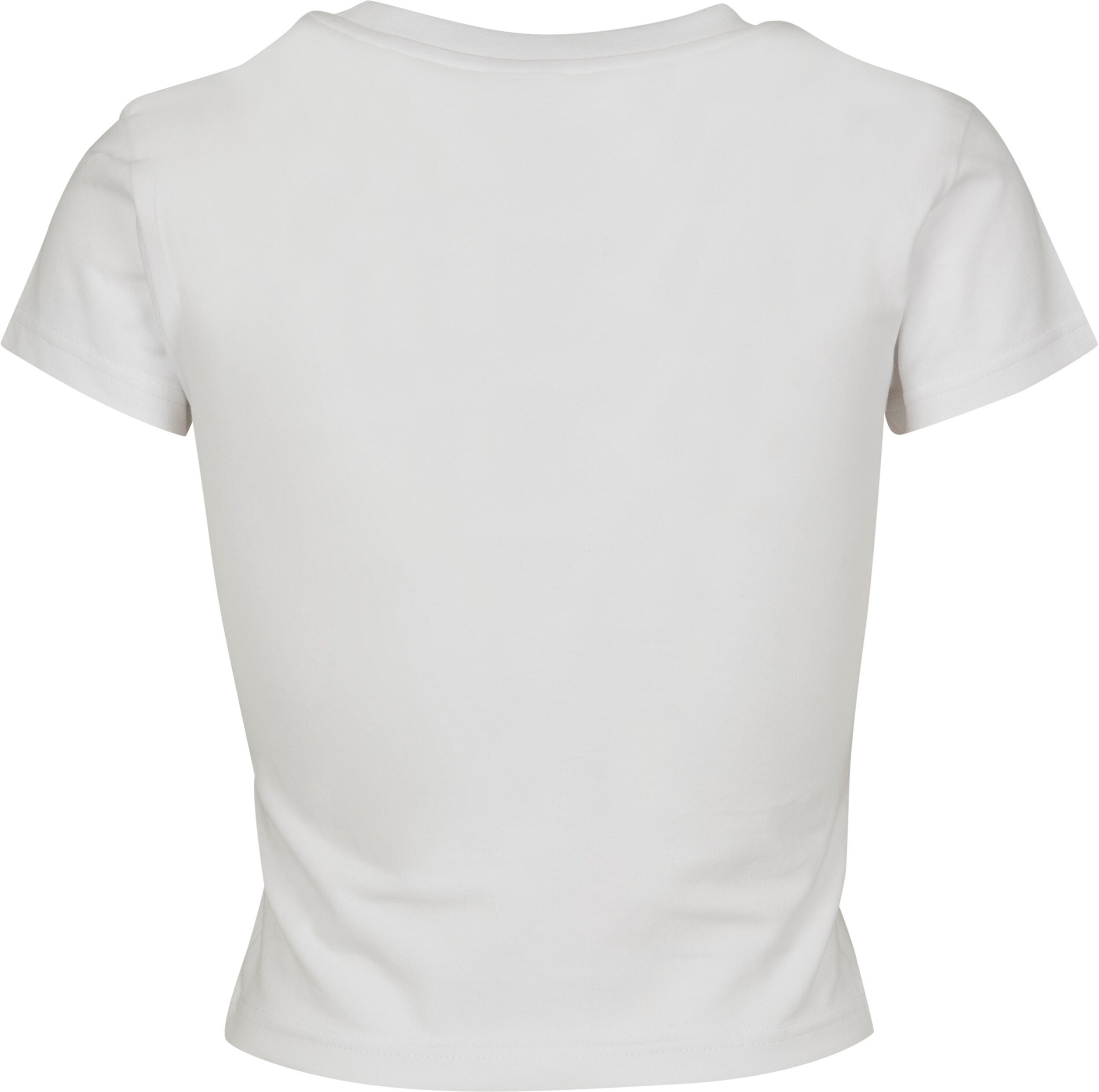 CLASSICS Damen Cropped Tee Ladies white T-Shirt Jersey (1-tlg) Stretch URBAN