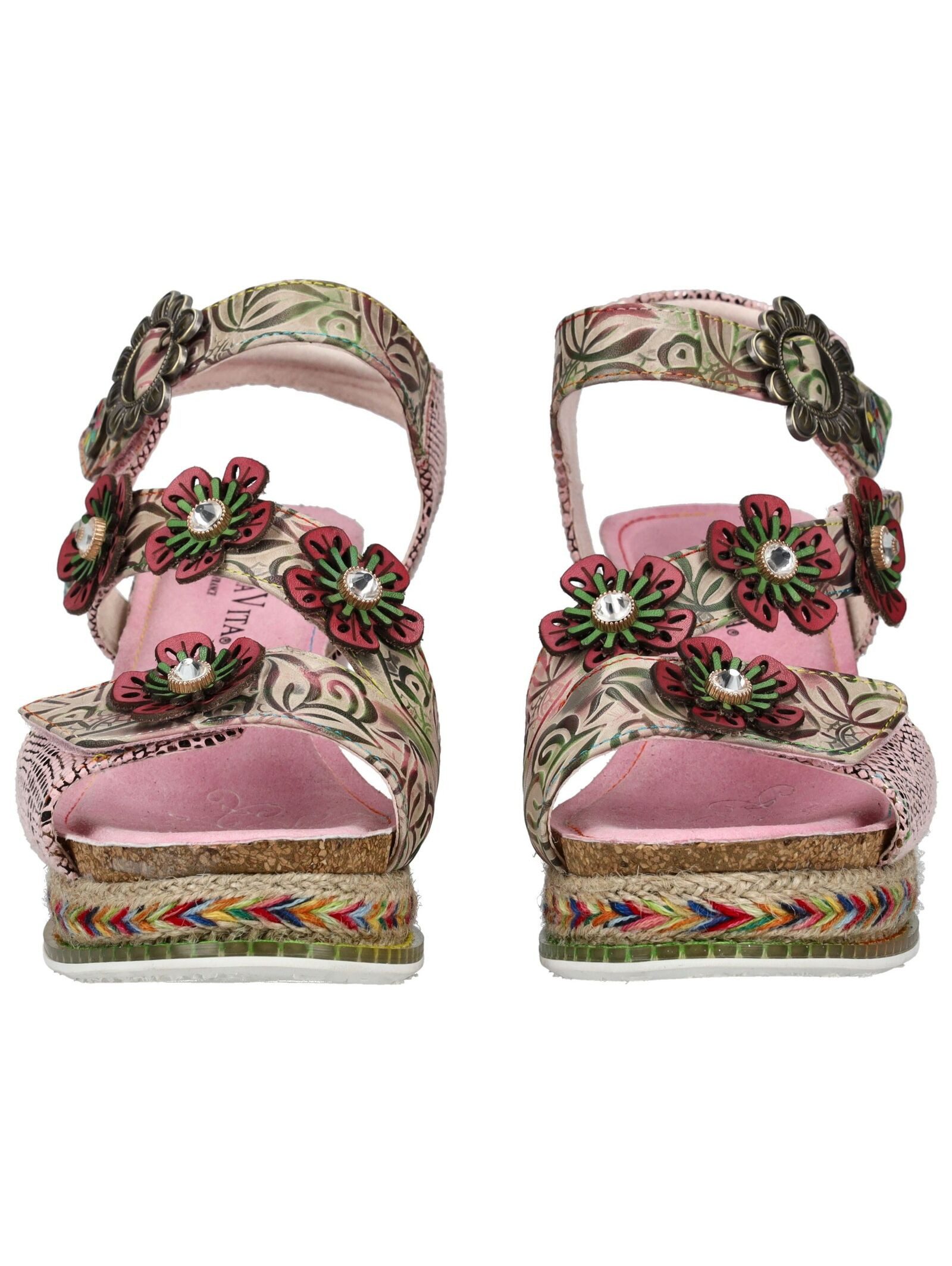 LAURA VITA LAURA VITA Sandalen Leder/Synthetik Keilsandalette