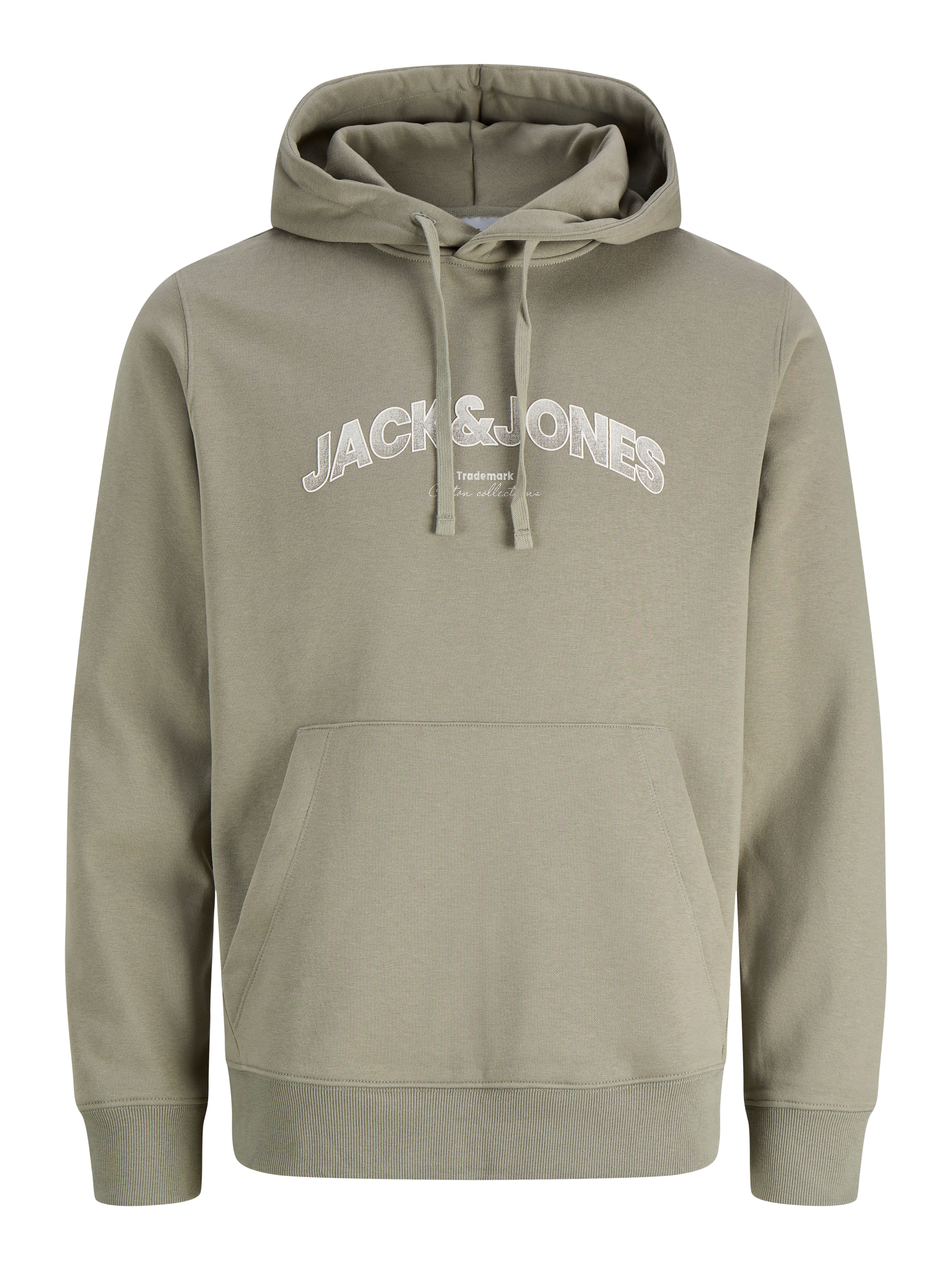 Jack & Jones Kapuzensweatshirt JJAVERY SWEAT HOOD Baumwollmischung, regular fit