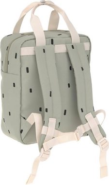 LÄSSIG Kinderrucksack Happy Prints, Mini Square Backpack, Light Olive