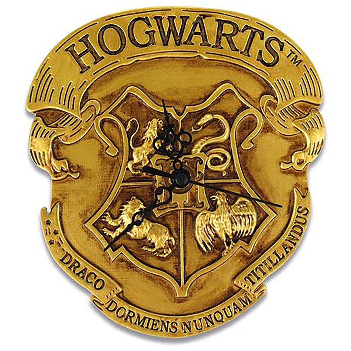 PYRAMID Uhr Harry Potter Wanduhr Wappen Hogwarts