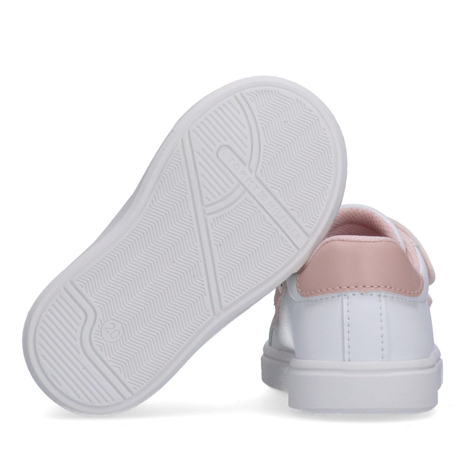 Tommy Hilfiger Sneaker Klettschuh, Halbschuh, Freizeitschuh mit Logoverzierung