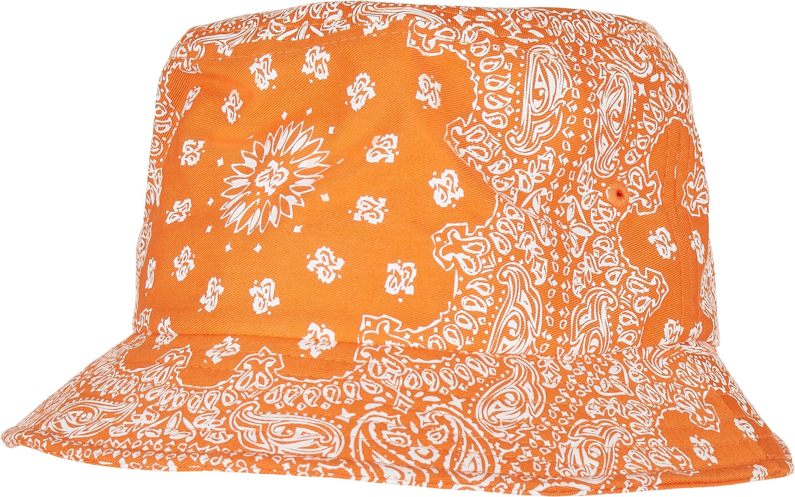 Print Accessoires Bucket Hat Flex Cap orange Bandana Flexfit