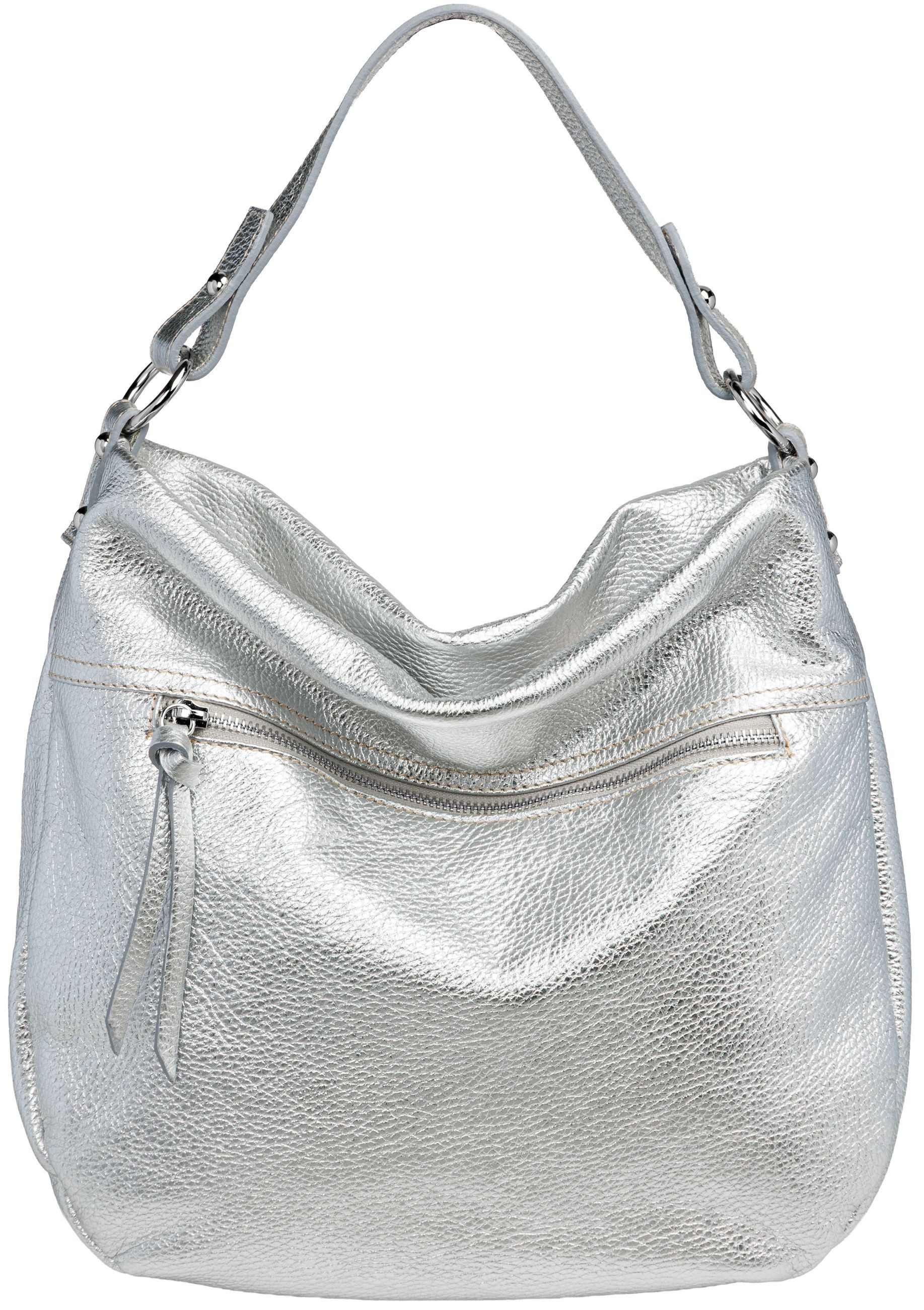 Caspar Schultertasche Damen Leder Schultertasche Mini Shopper - PREMIUM LIN günstig online kaufen