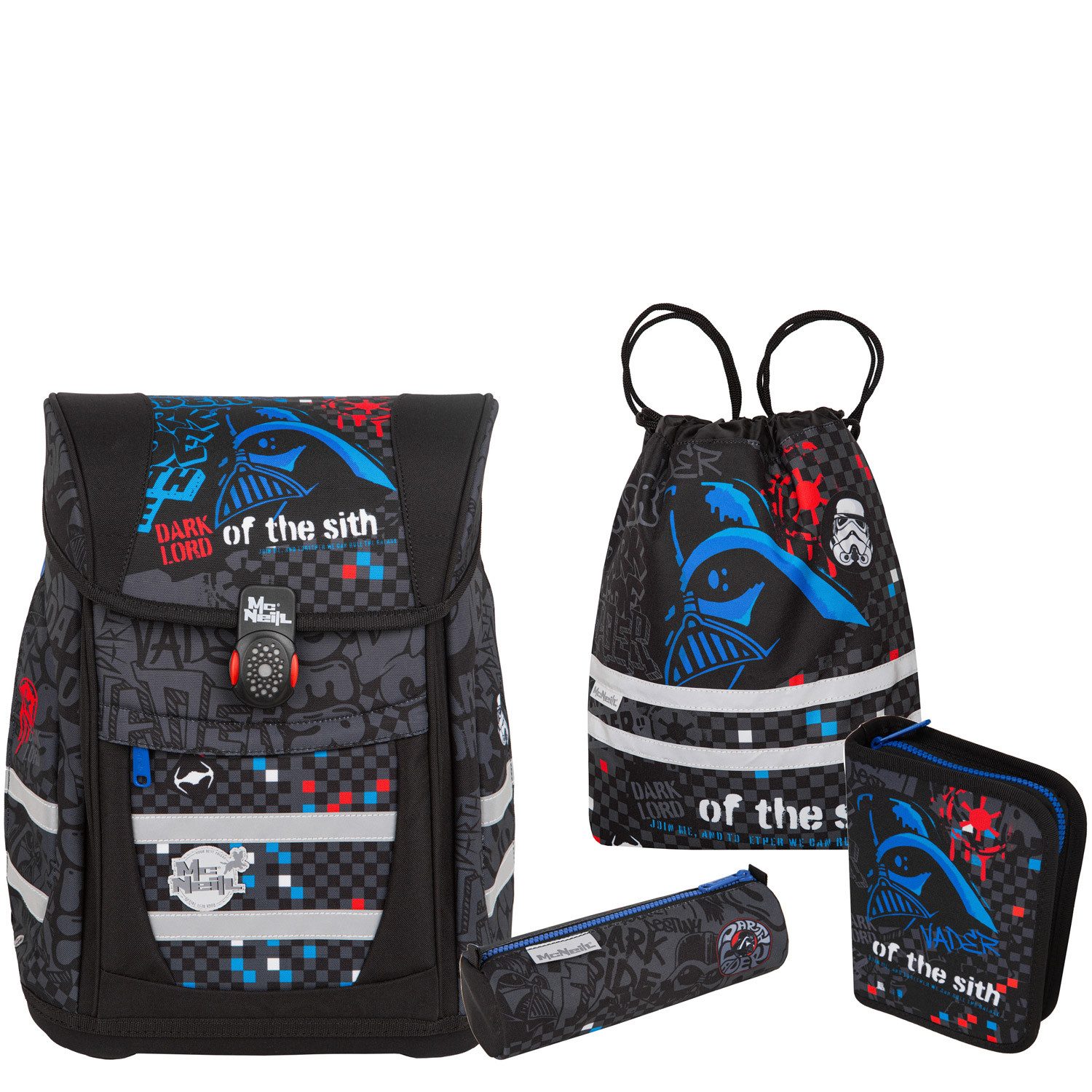 McNeill Freizeitrucksack McNeill Schulranzen-Set TENERIS 4-teilig günstig online kaufen