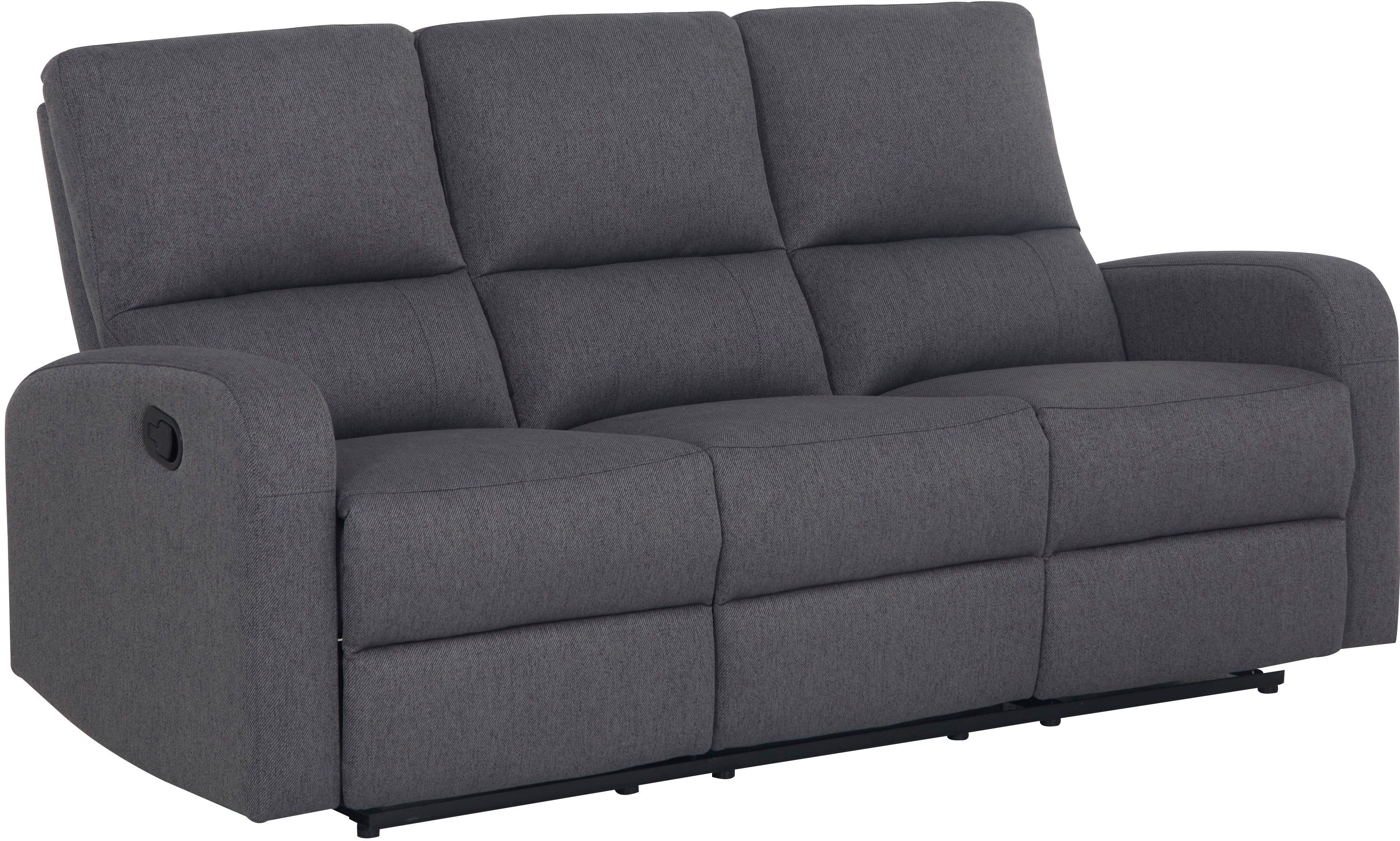 Home affaire 3-Sitzer TOURNAY manuelle Relaxfunktion, Liegefunktion (105°-135), Webstoff, Reclinerfunktion in 2 Sitzen (links u. rechts) – Bild 4 von 5