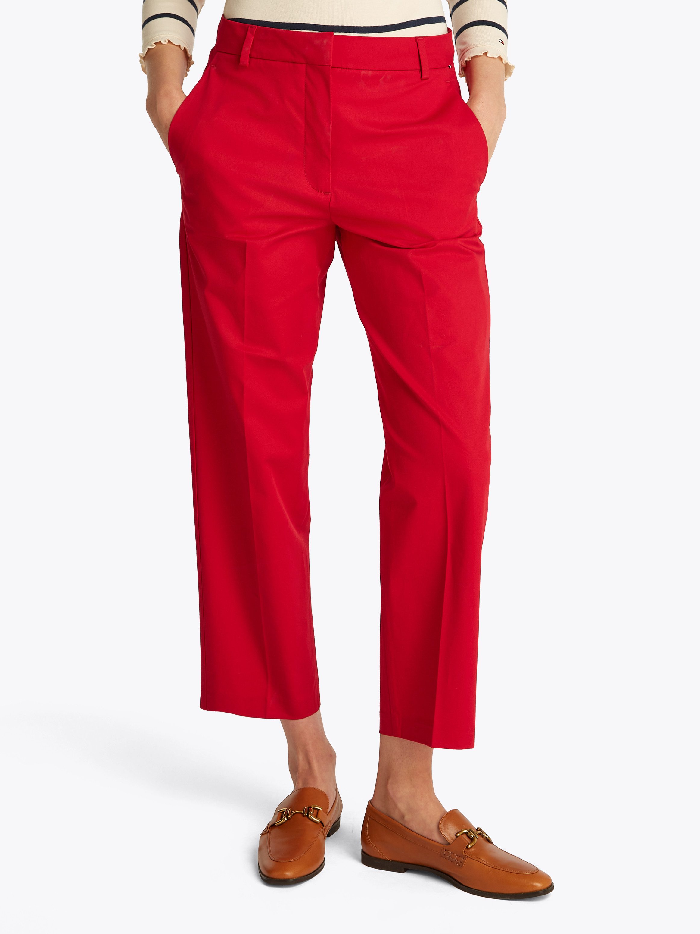 Tommy Hilfiger Chinohose mit Bügelfalten günstig online kaufen