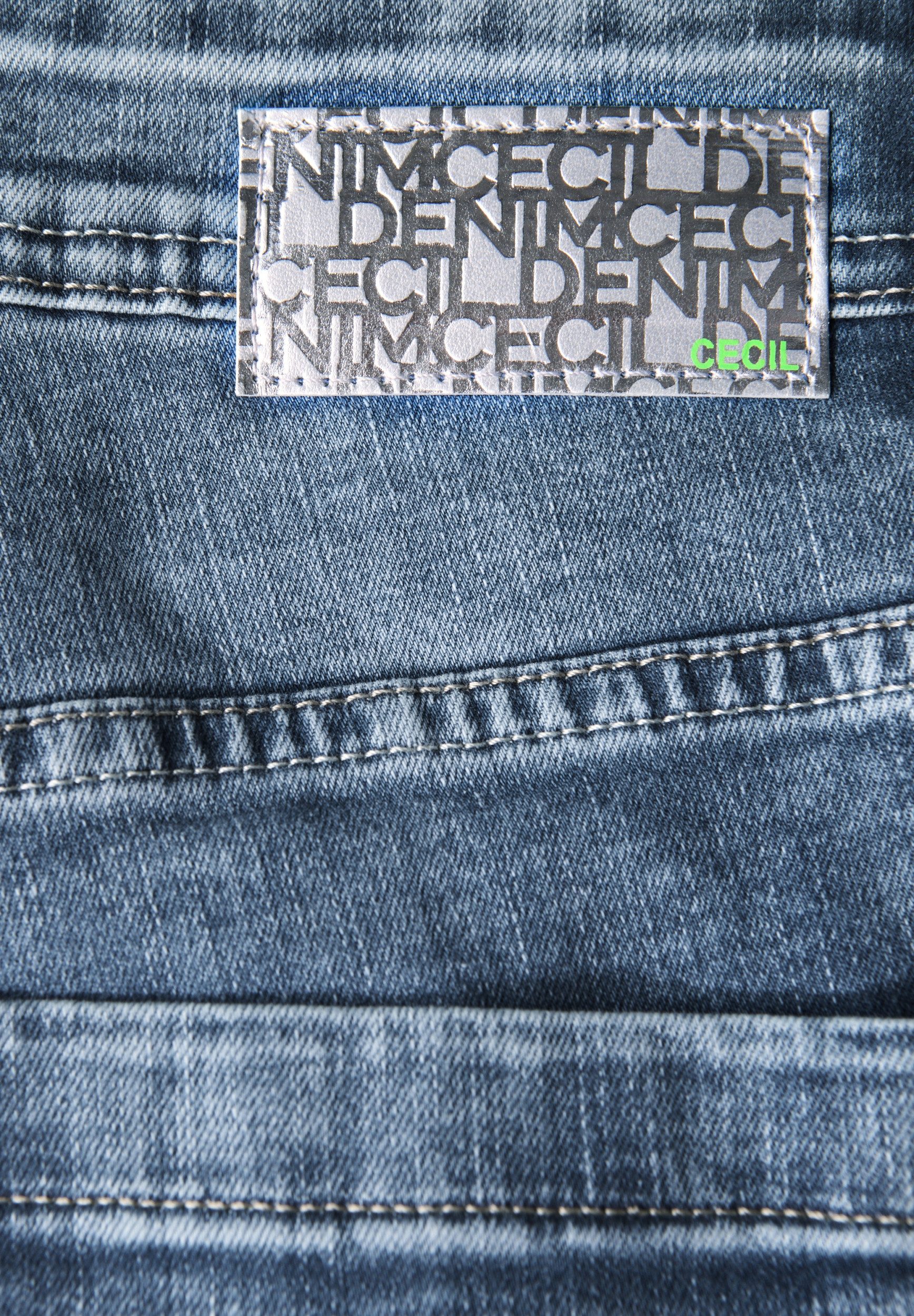 CECIL Gerade Jeans – Slim Fit Jeans mit Mid Waist