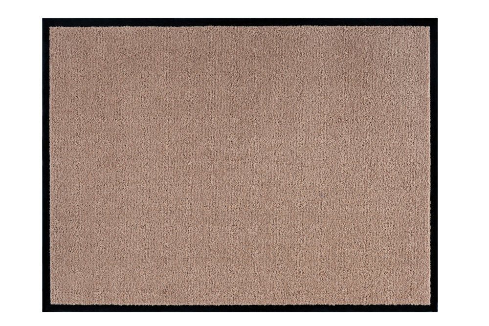 Fußmatte CLEAN 60x40cm beige, riess-ambiente, rechteckig, Höhe: 10 mm, Fußabtreter · strapazierfähig · Modern Design · Schmutzfangmatte