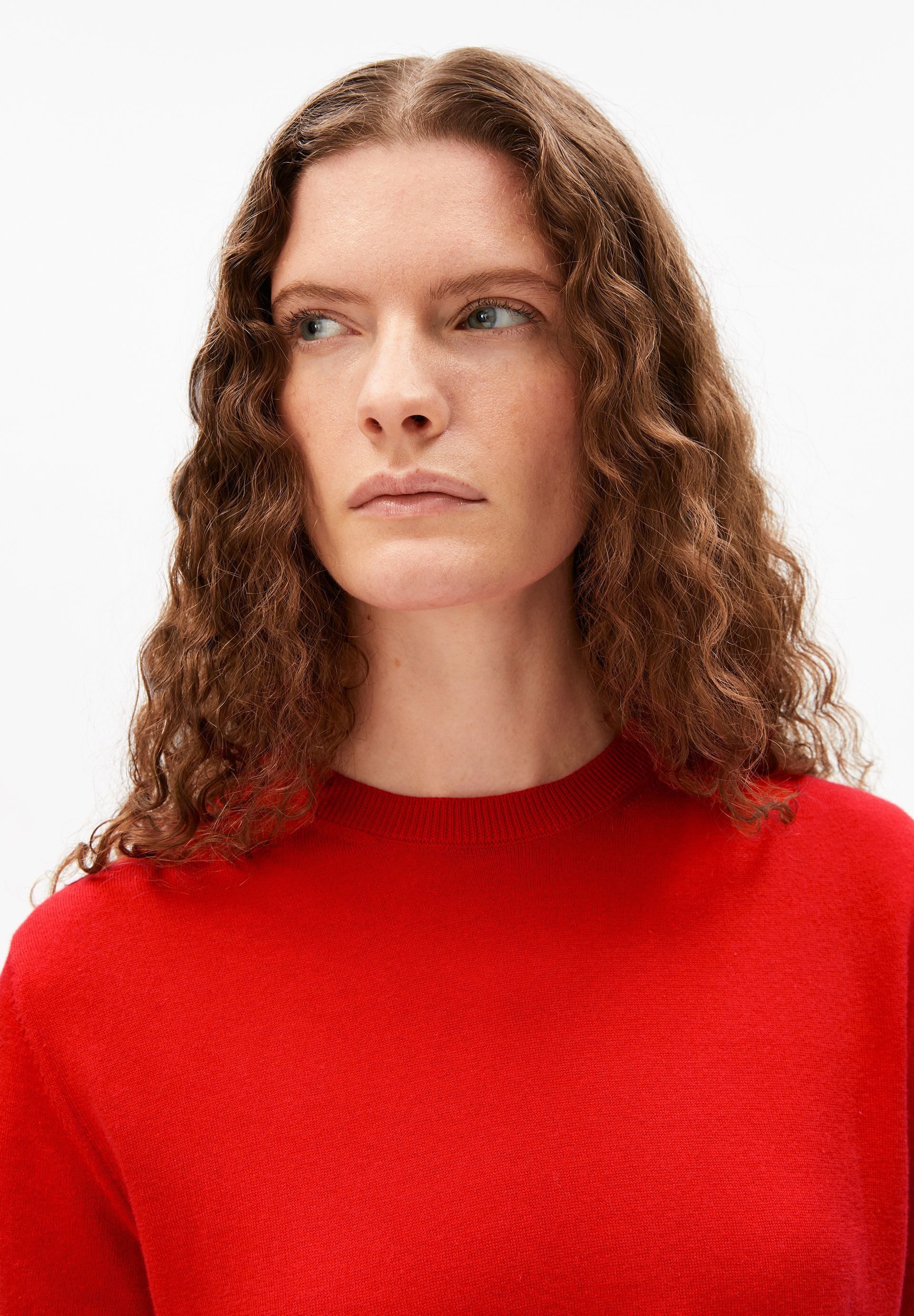 Armedangels T-Shirt FINE KNIT Strickshirt aus TENCEL™ Modal Mix Regular Fit