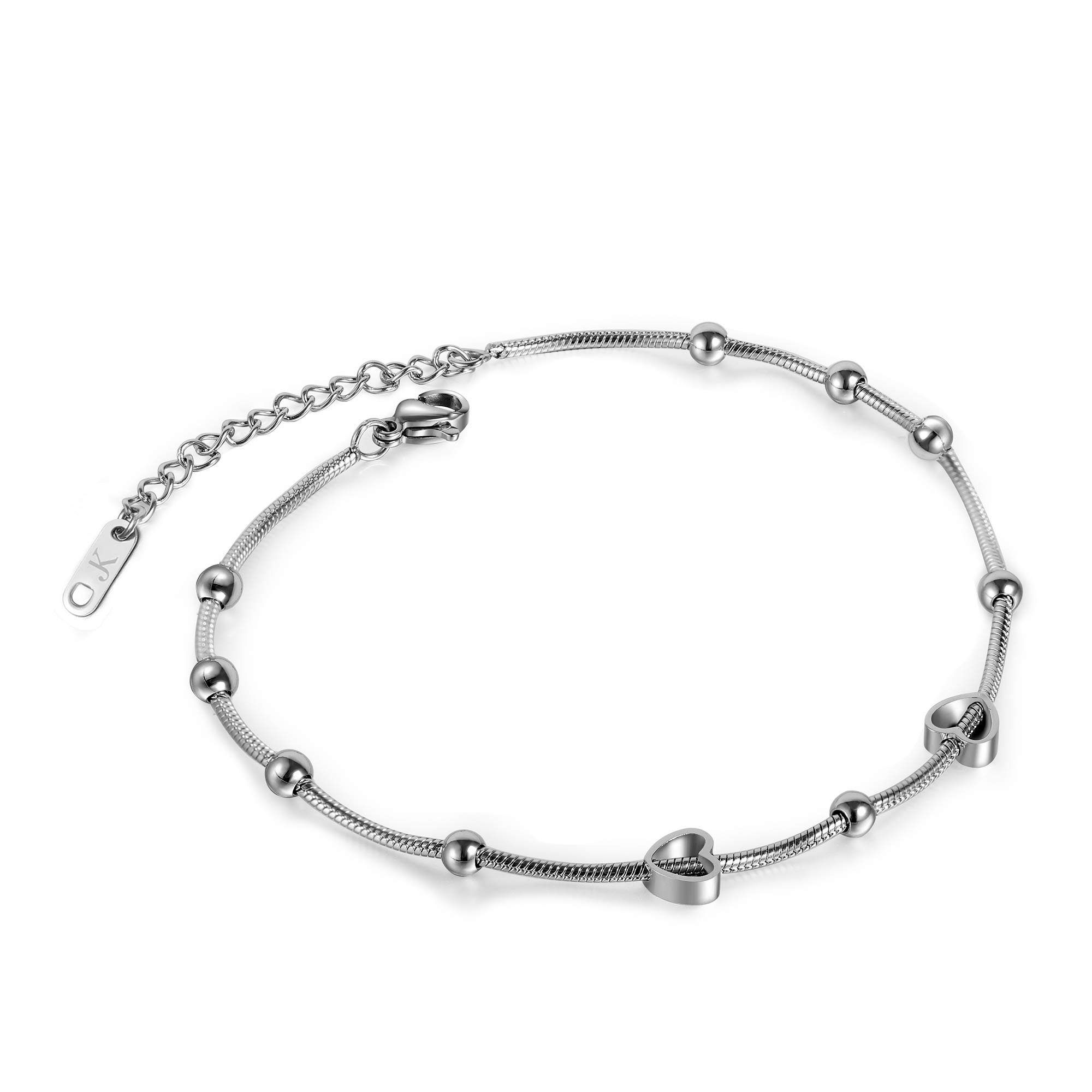 Kim Johanson Fußkette Sunny Love (1-tlg), mit Herzen und Kugeln günstig online kaufen