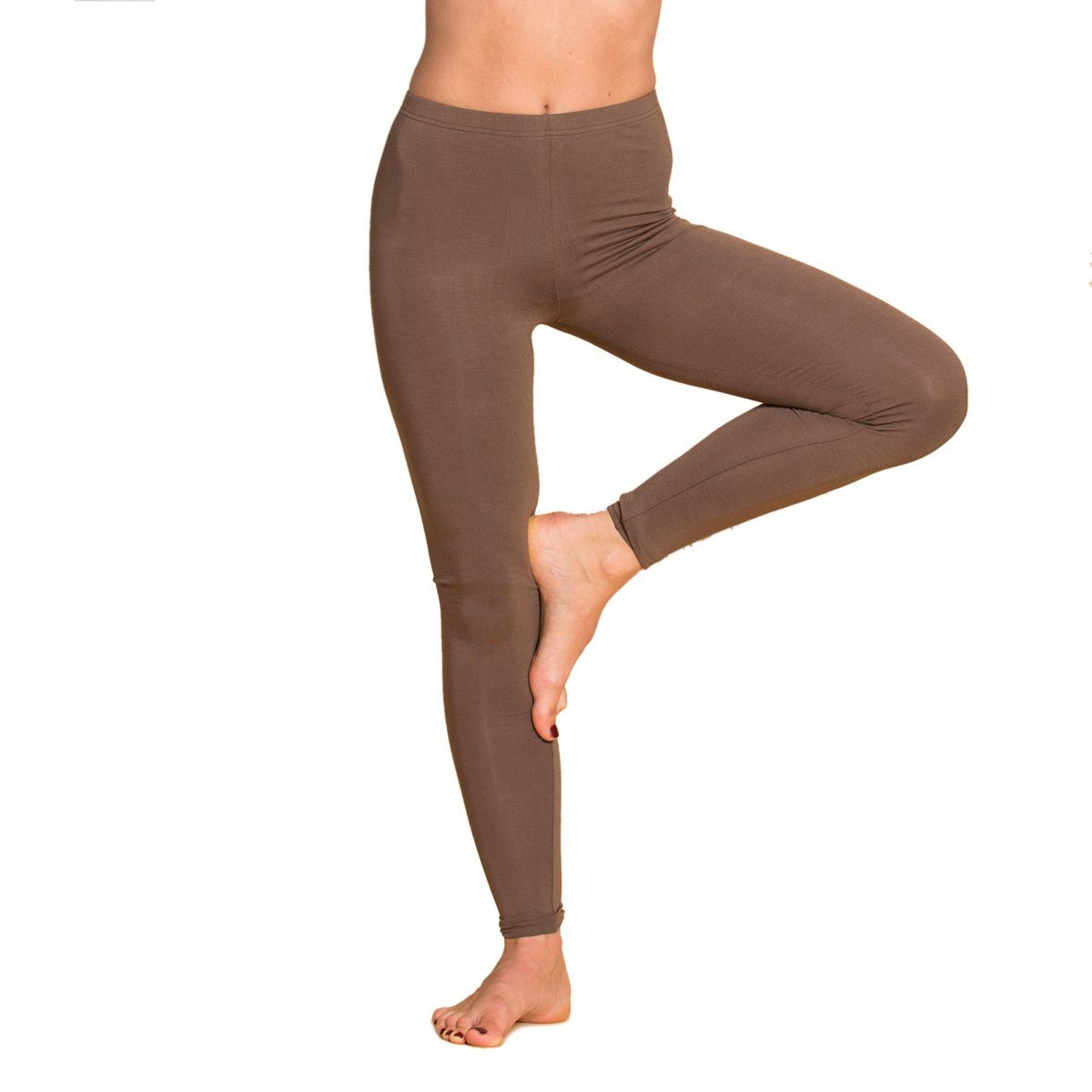 PANASIAM Leggings Einfarbige Leggings aus natürlicher günstig online kaufen