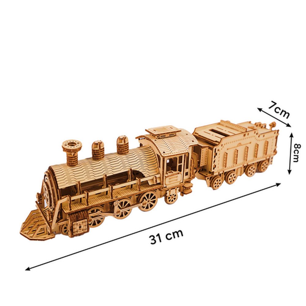 KRUZZEL Dampflokomotive 3D Puzzle Dampflok Lokomotive, Spur 7 cm, (Spar-Set günstig online kaufen