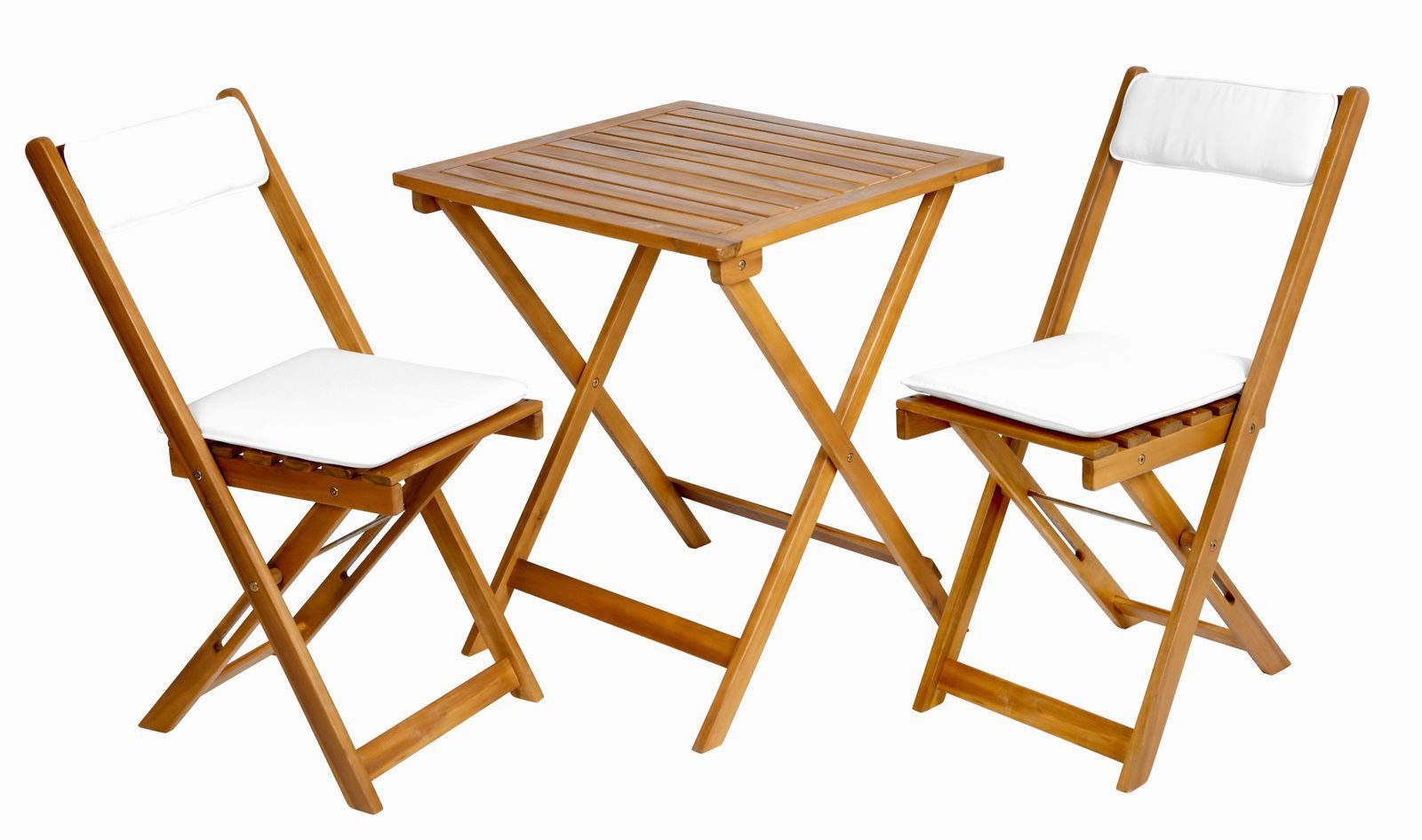 Sitzgruppe Balkon-Set 3-tlg. Sitzgarnitur Gartenmöbel Balkonmöbel Klapptisch