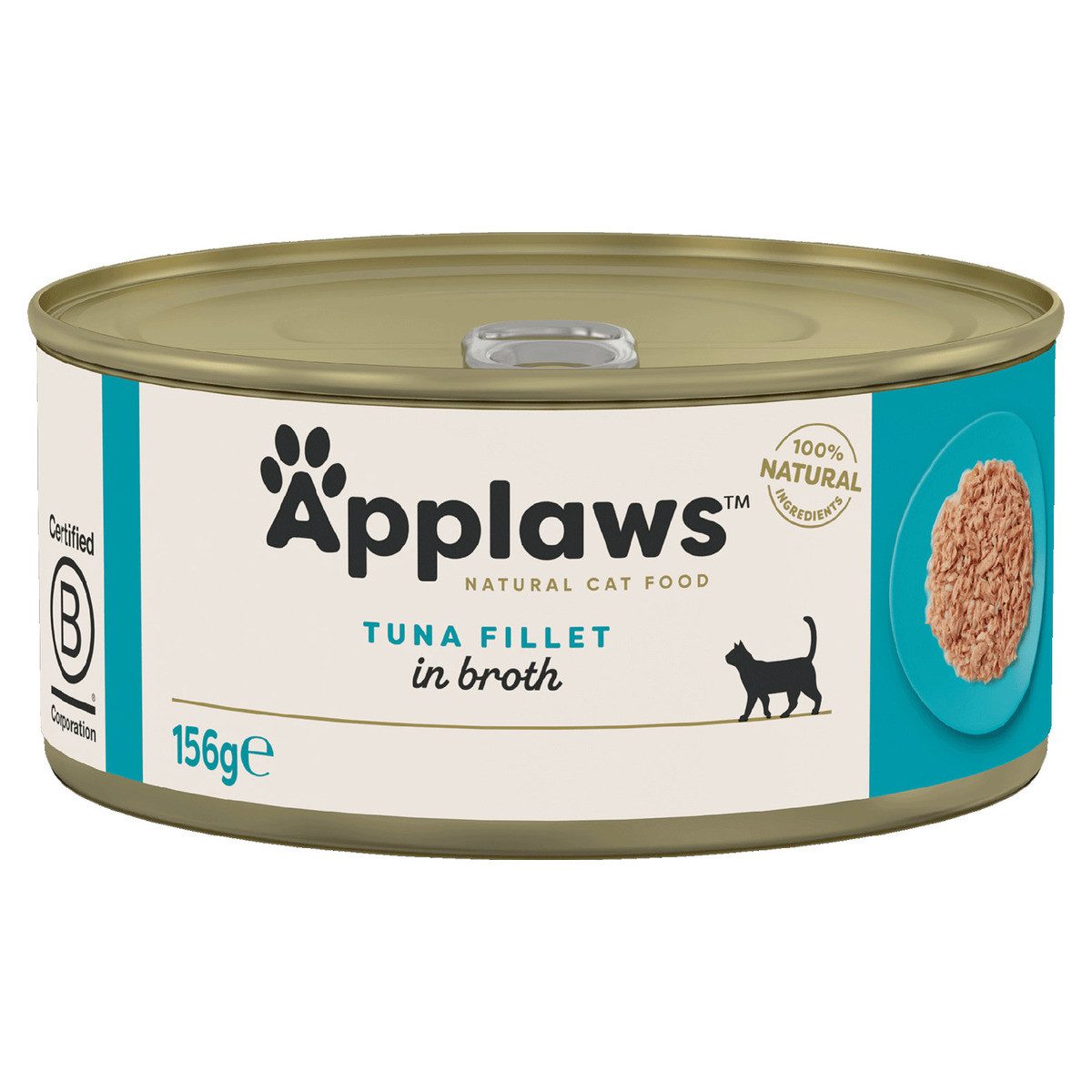 Applaws Thunfischfilets 156 g - 24 Stück, Nassfutter für: Katze