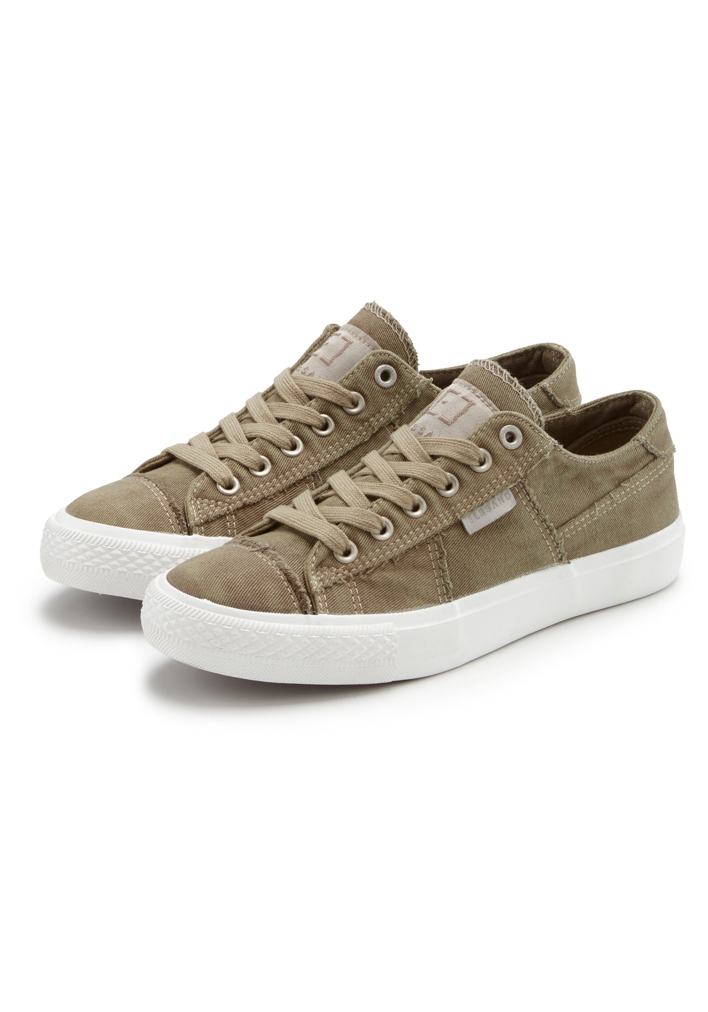 Elbsand Schnürschuh, Sneaker Schnürhalbschuh, Freizeitschuh aus Textil, Used-Look VEGAN. € 59,99