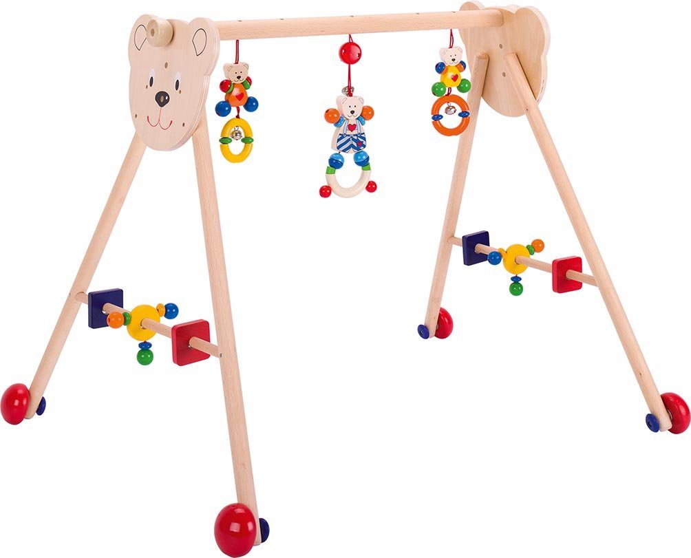 HEIMESS Lauflernhilfe Baby-Fit, Greif-, Spieltrainer und Lauflernhilfe Herzbär, 3fach höhenverstellbar